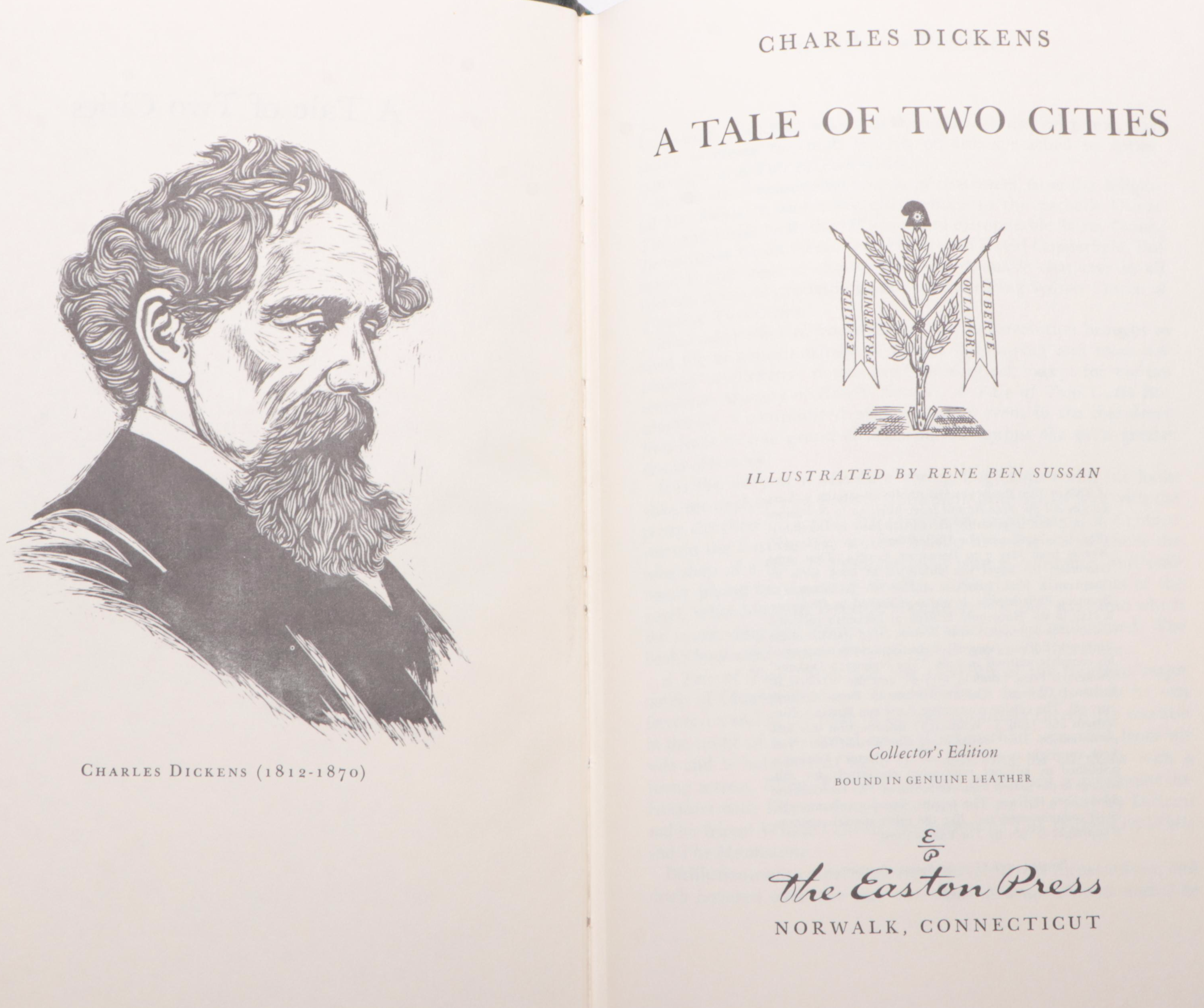 Easton Press "A Tale of Two Cities," "Faust," and More Literary Classics
