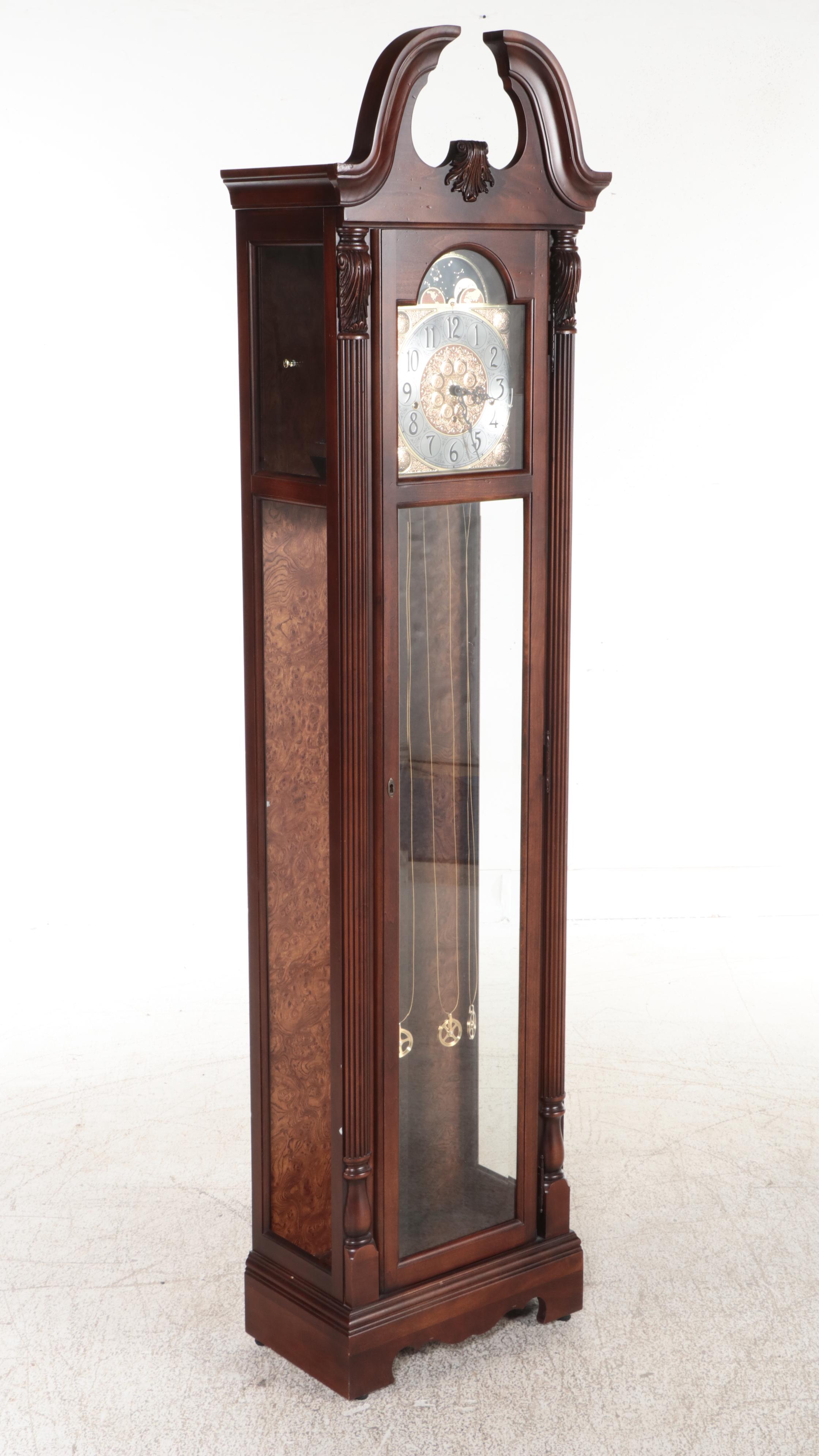 Howard Miller Bryson Cherry Cased Grandfather Clock