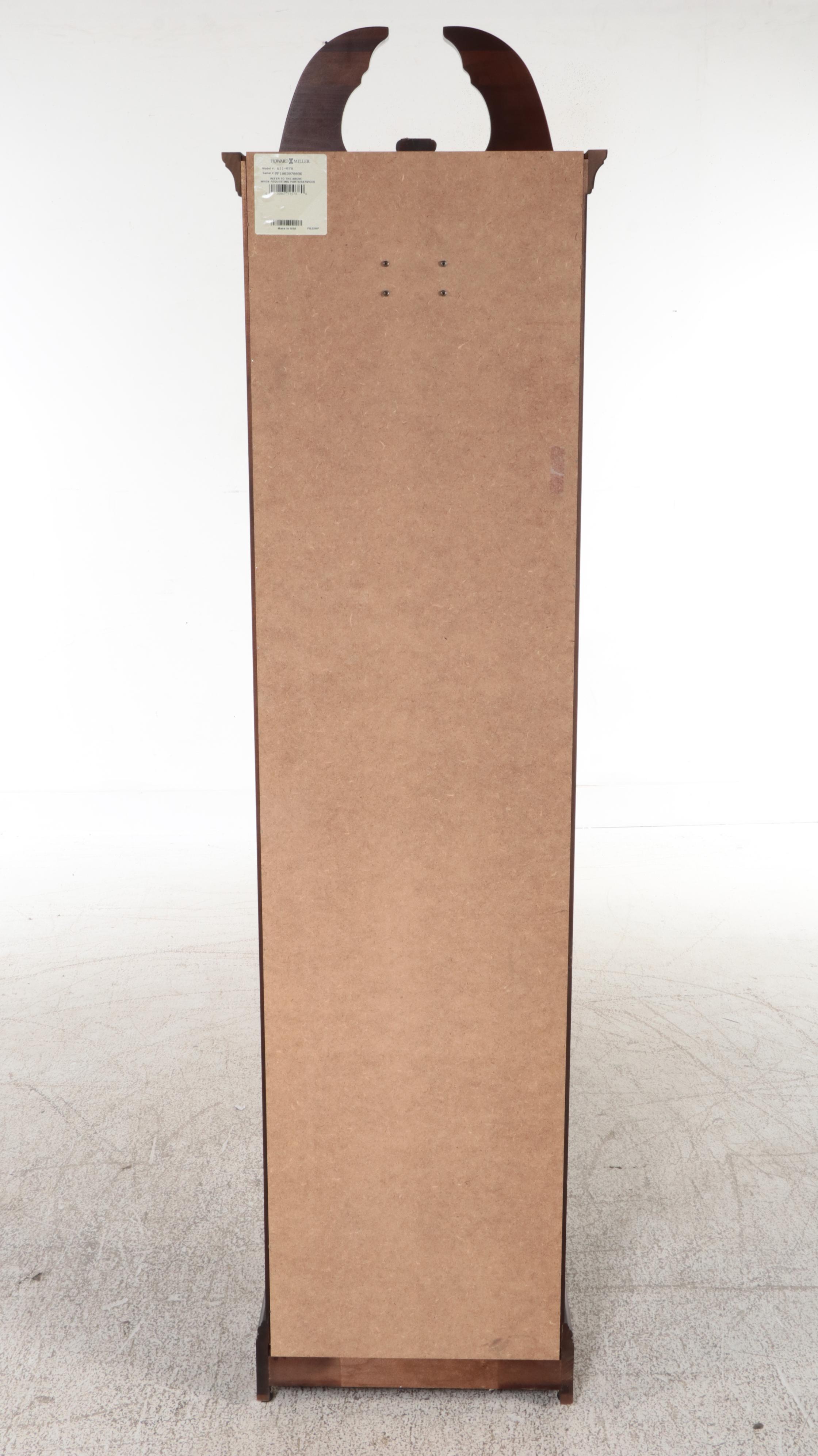 Howard Miller Bryson Cherry Cased Grandfather Clock