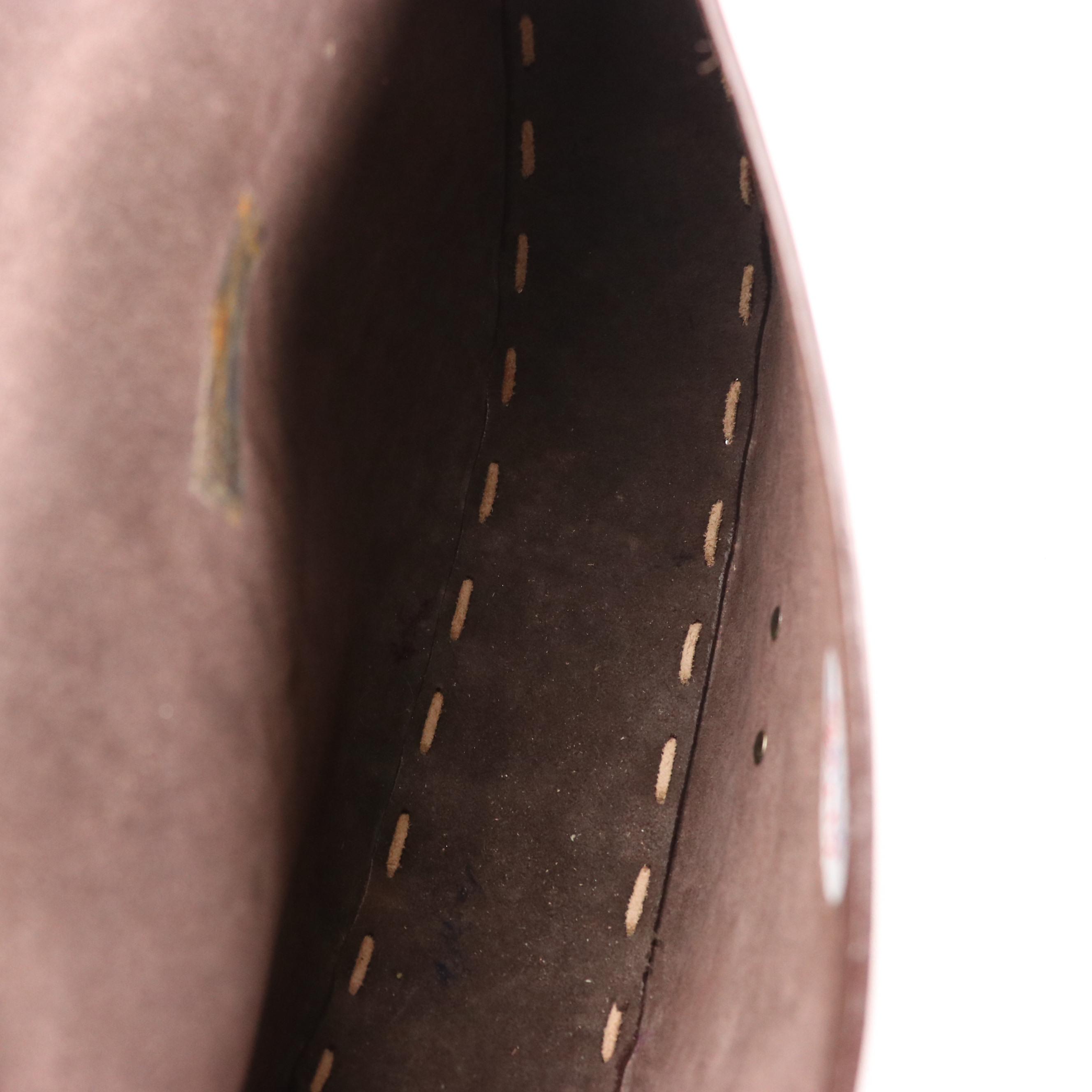 Large Needlepoint Purse and Tooled Leather Shoulder Bag