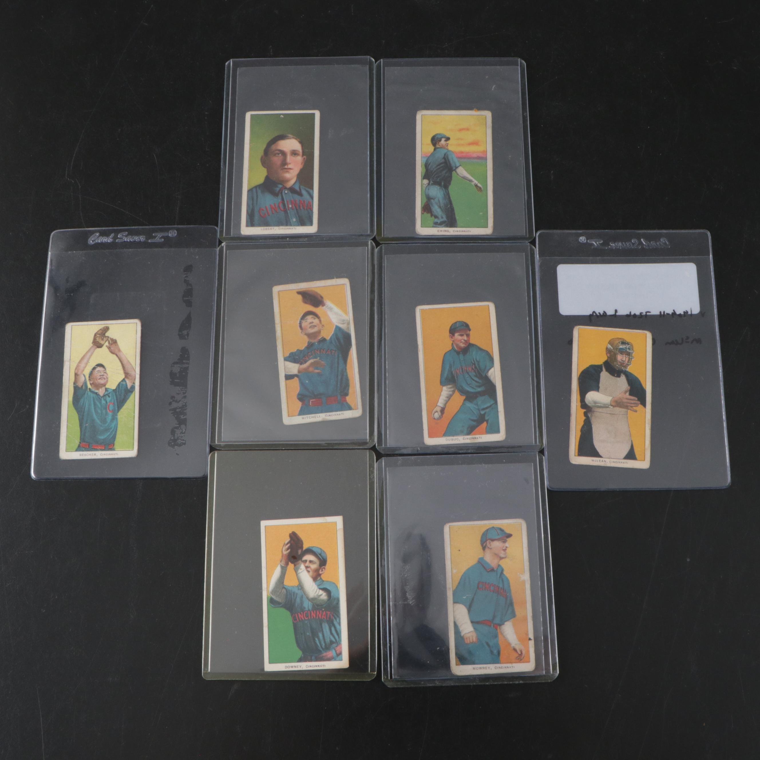 1909 T206 Piedmont Cigarette Baseball Cards Featuring Hans Lobert and More