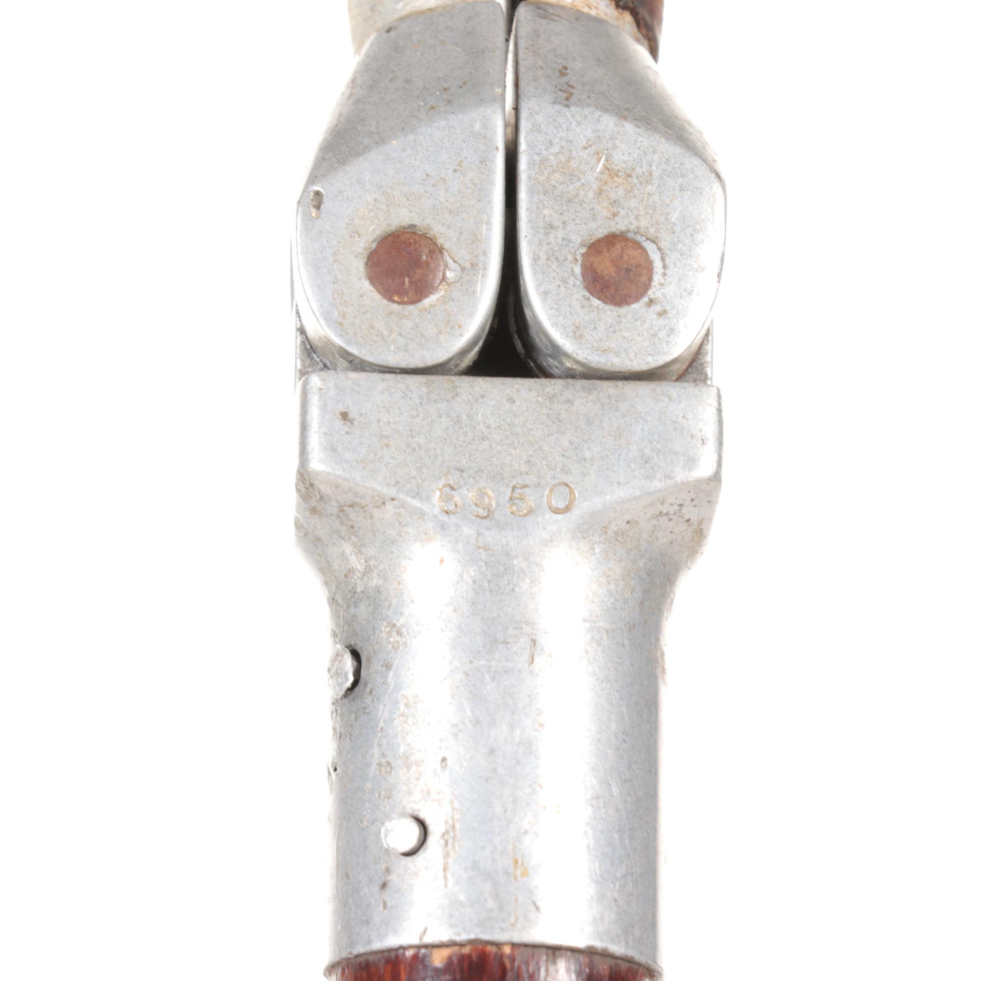 Edwardian Shooting Stick & Other Striped Wood Cane, Walking Stick Pool Cue