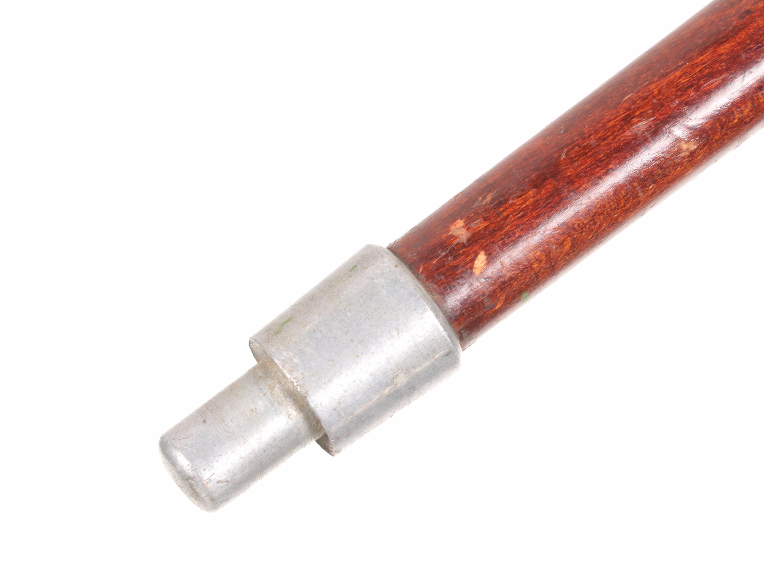 Edwardian Shooting Stick & Other Striped Wood Cane, Walking Stick Pool Cue