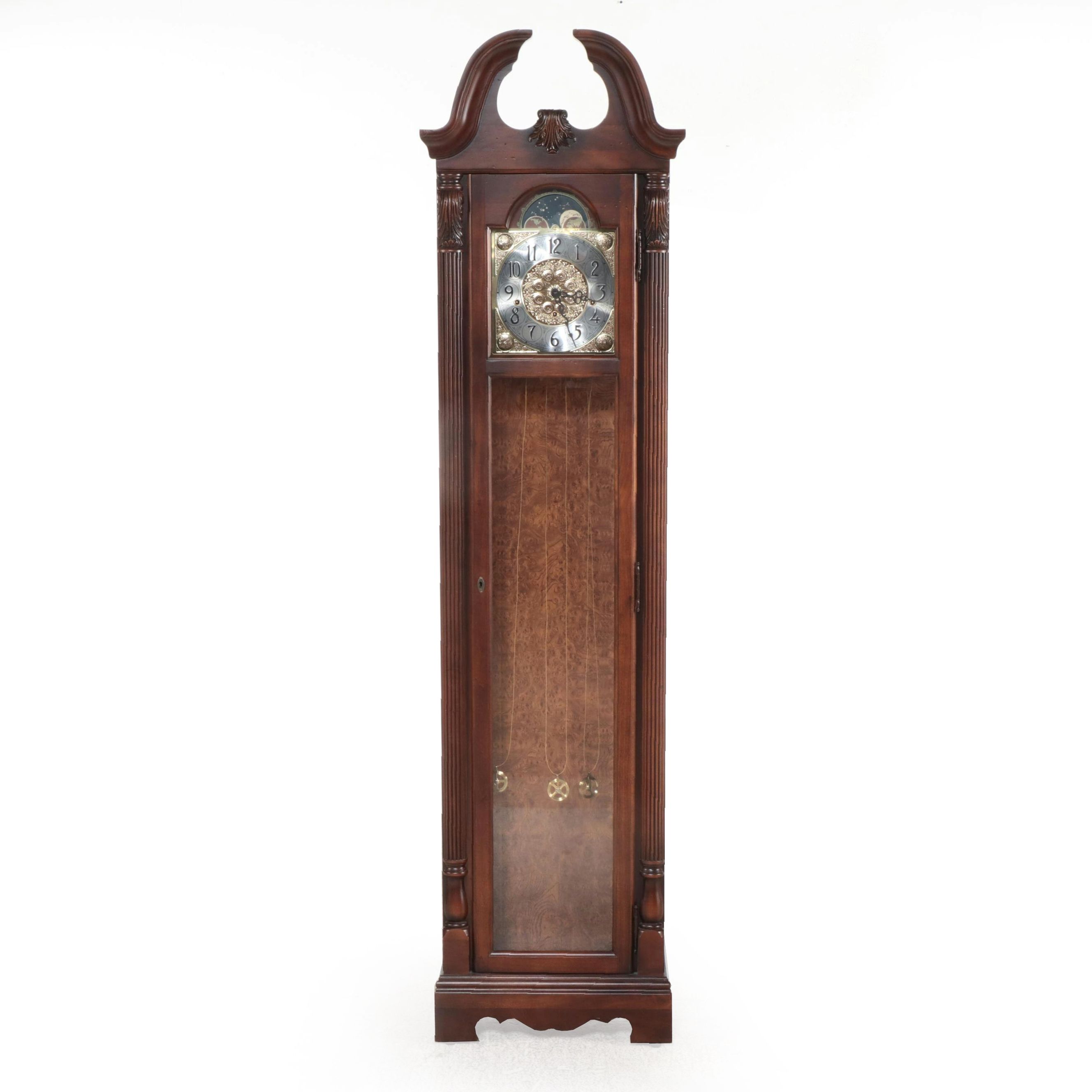 Howard Miller Bryson Cherry Cased Grandfather Clock