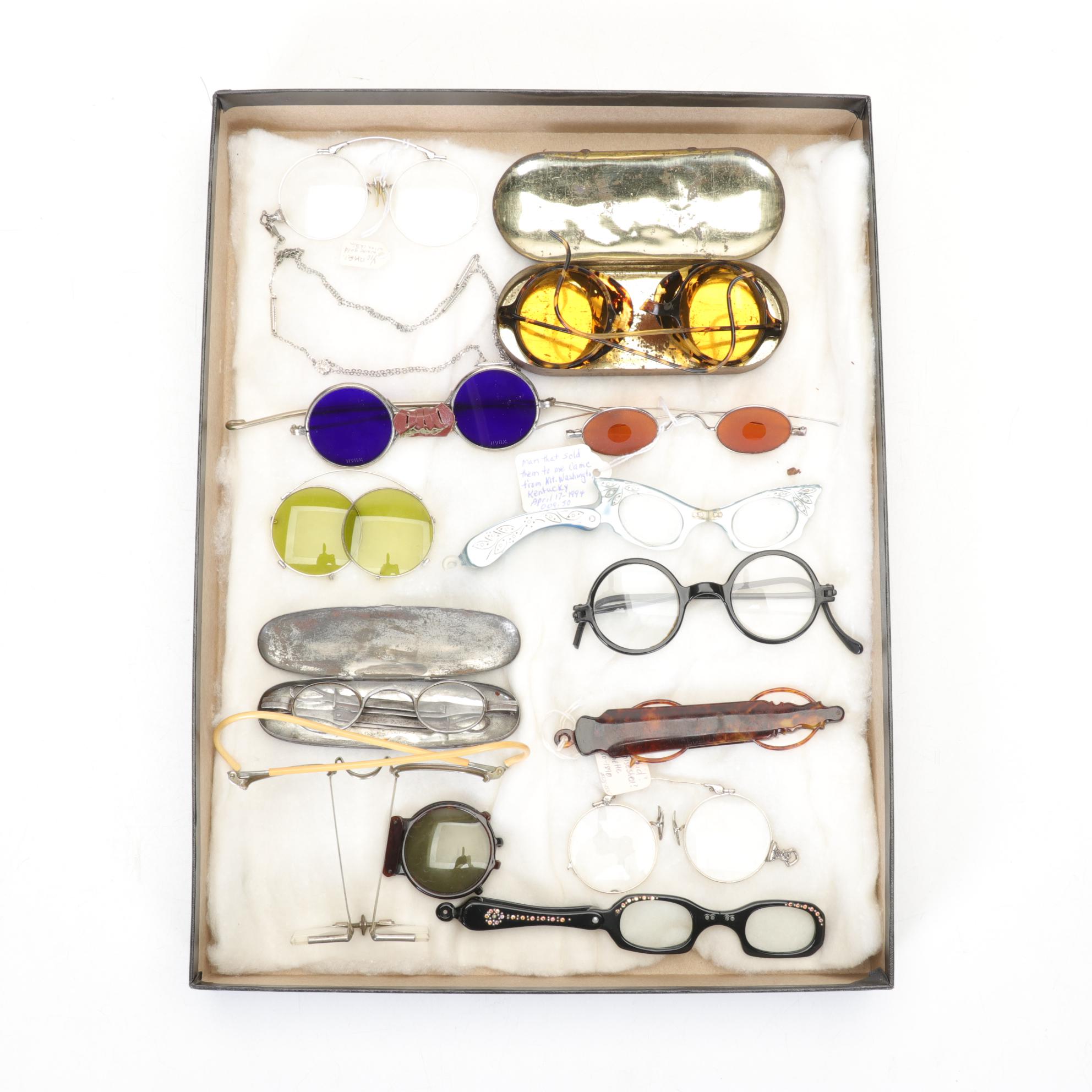 Eye Glasses and Goggles , Early to Mid 20th Century