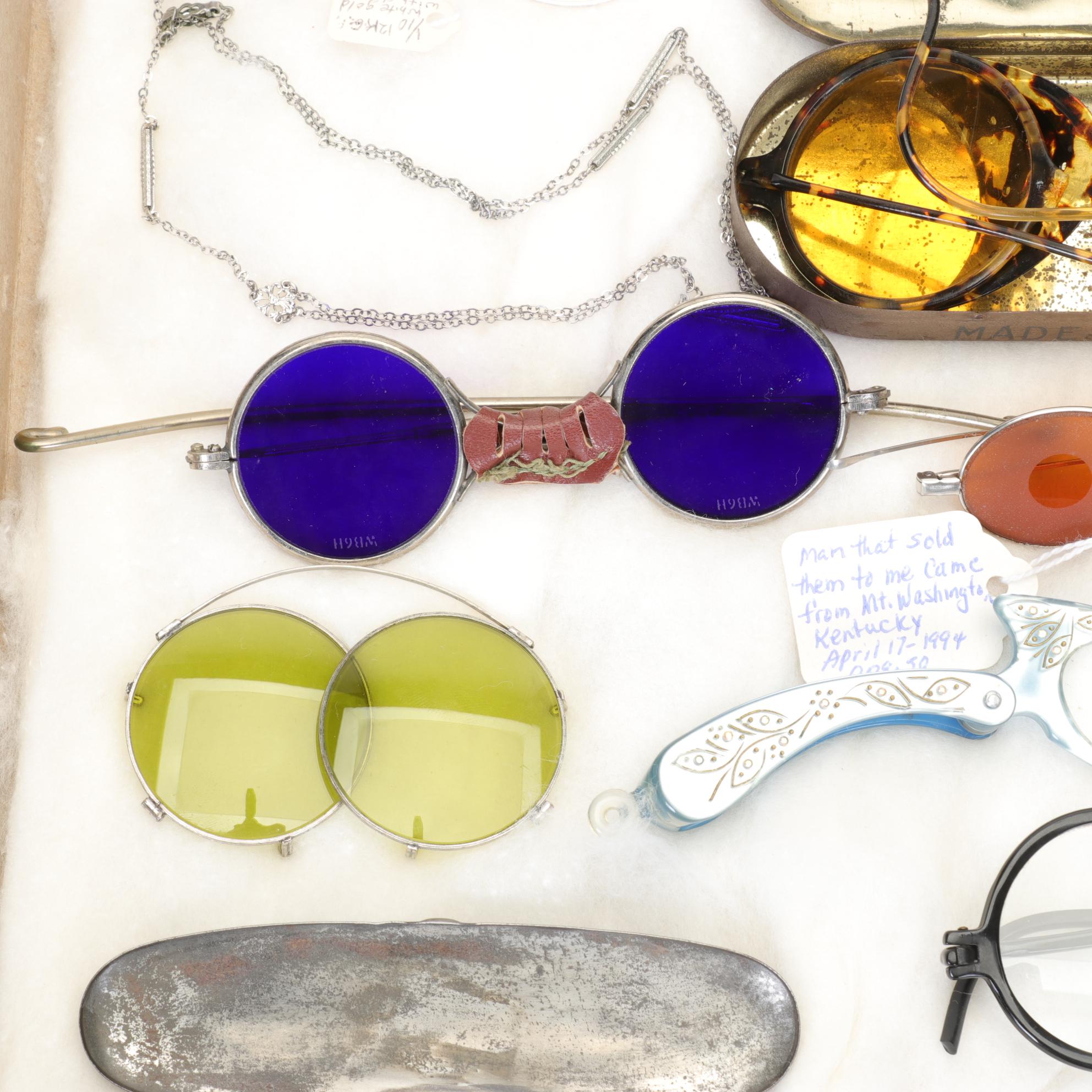 Eye Glasses and Goggles , Early to Mid 20th Century