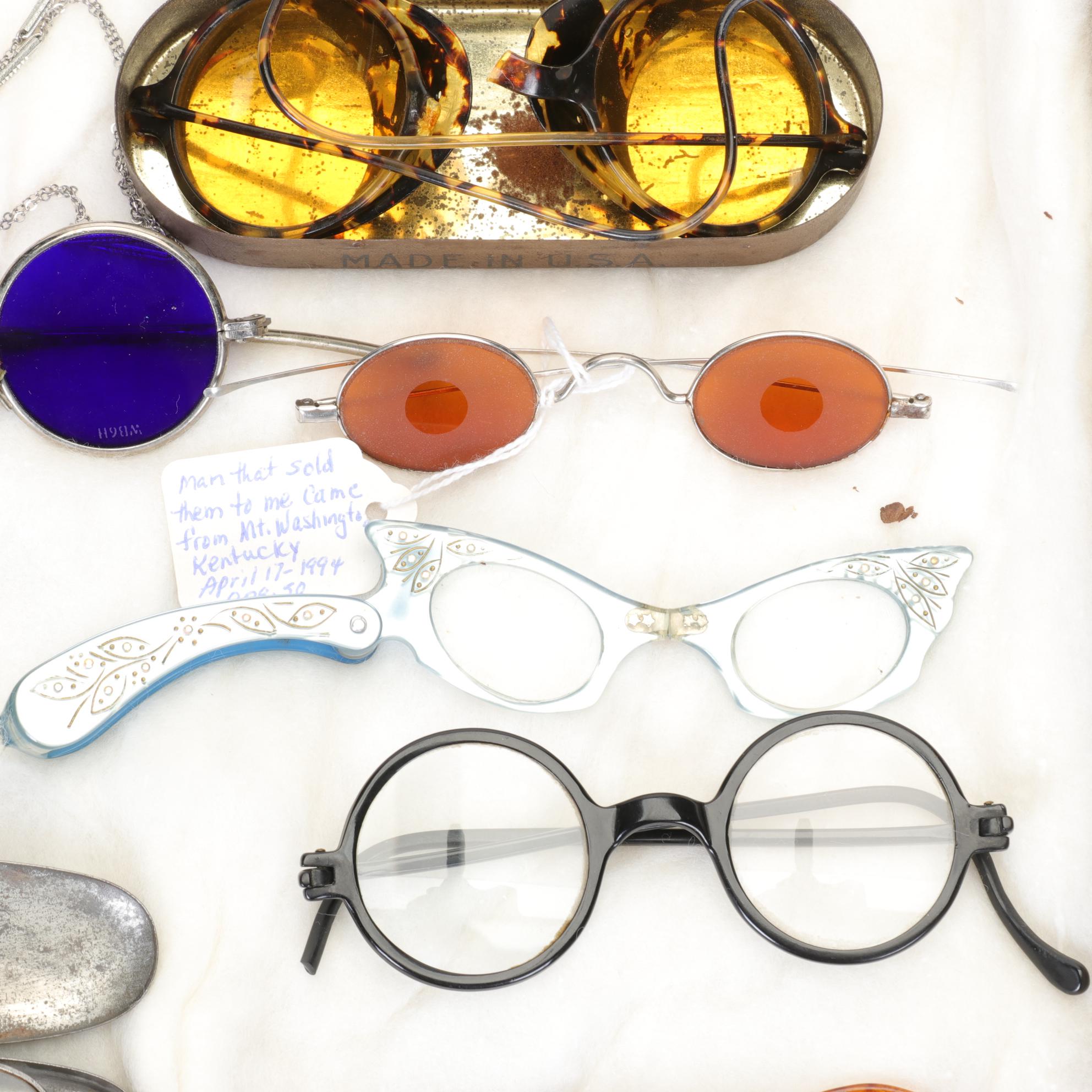 Eye Glasses and Goggles , Early to Mid 20th Century