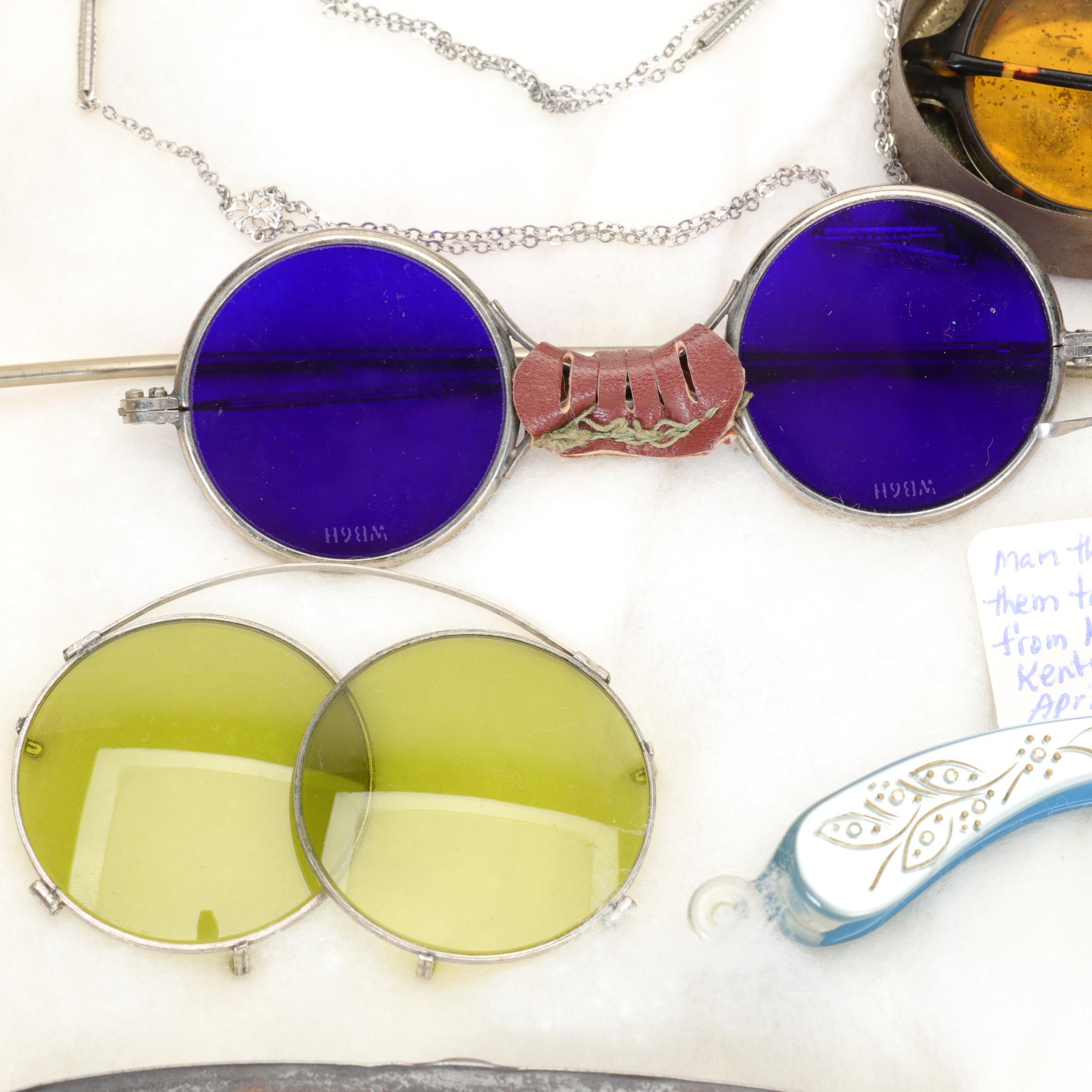 Eye Glasses and Goggles , Early to Mid 20th Century