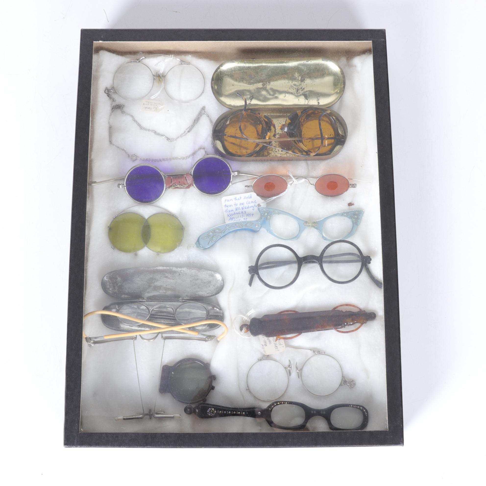 Eye Glasses and Goggles , Early to Mid 20th Century