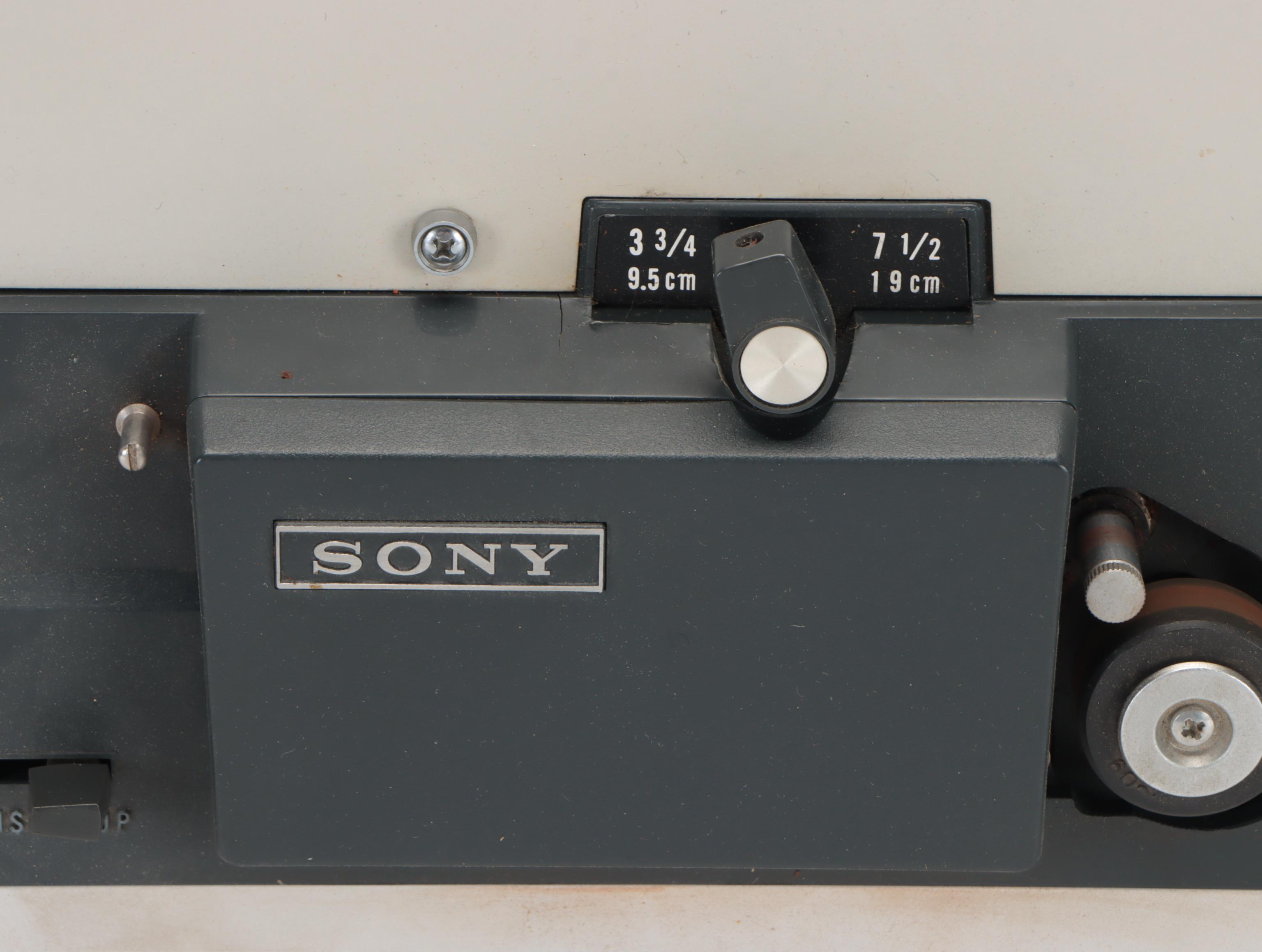 Sony TC-500A Stereo Tapecorder with Speakers, Mid-20th Century