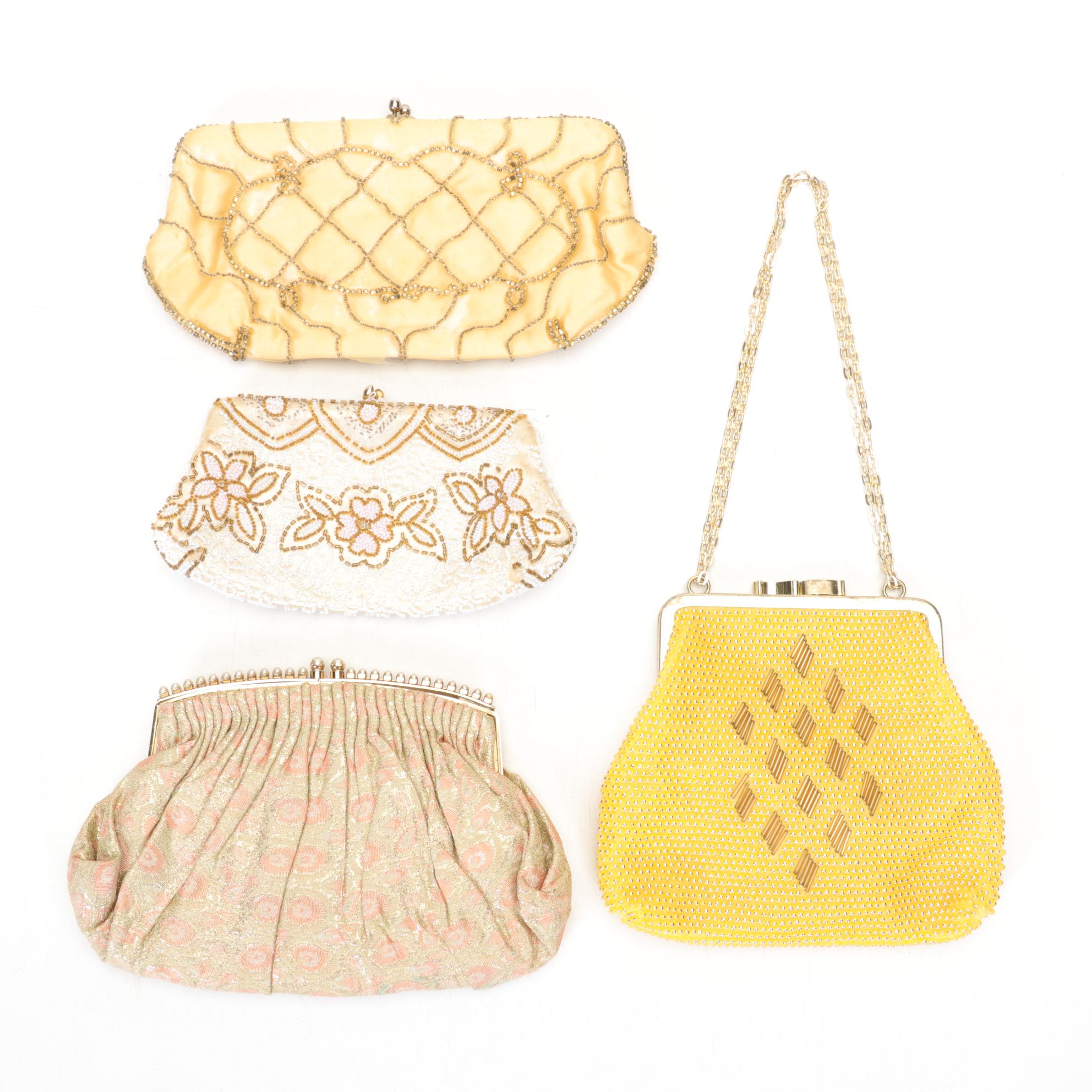 Micro Beaded Evening Bags and Clutches Featuring Safran and Saks Fifth Ave Everything But The House