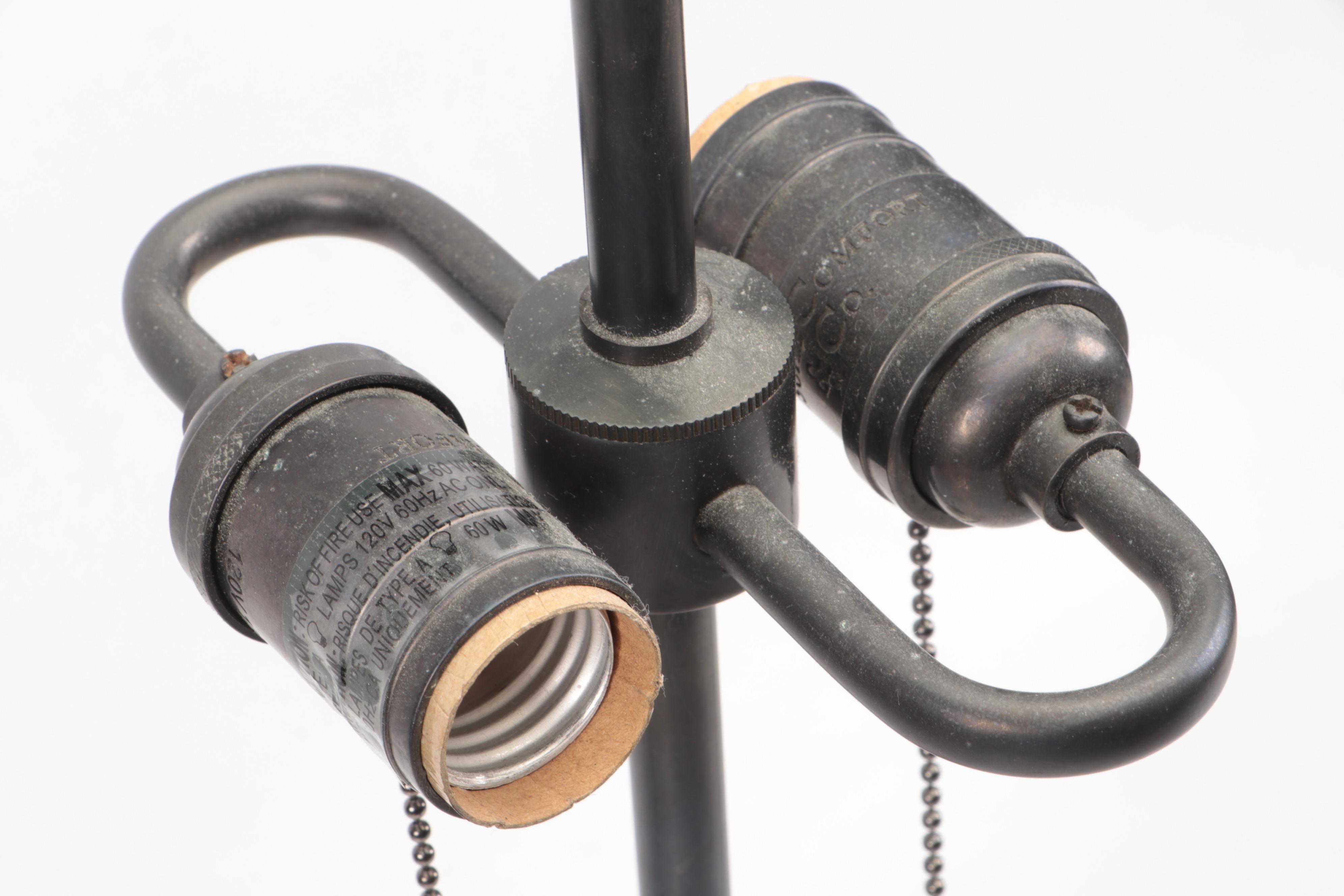 Visual Comfort Modernist Sculptural Polished Alabaster Table Lamp