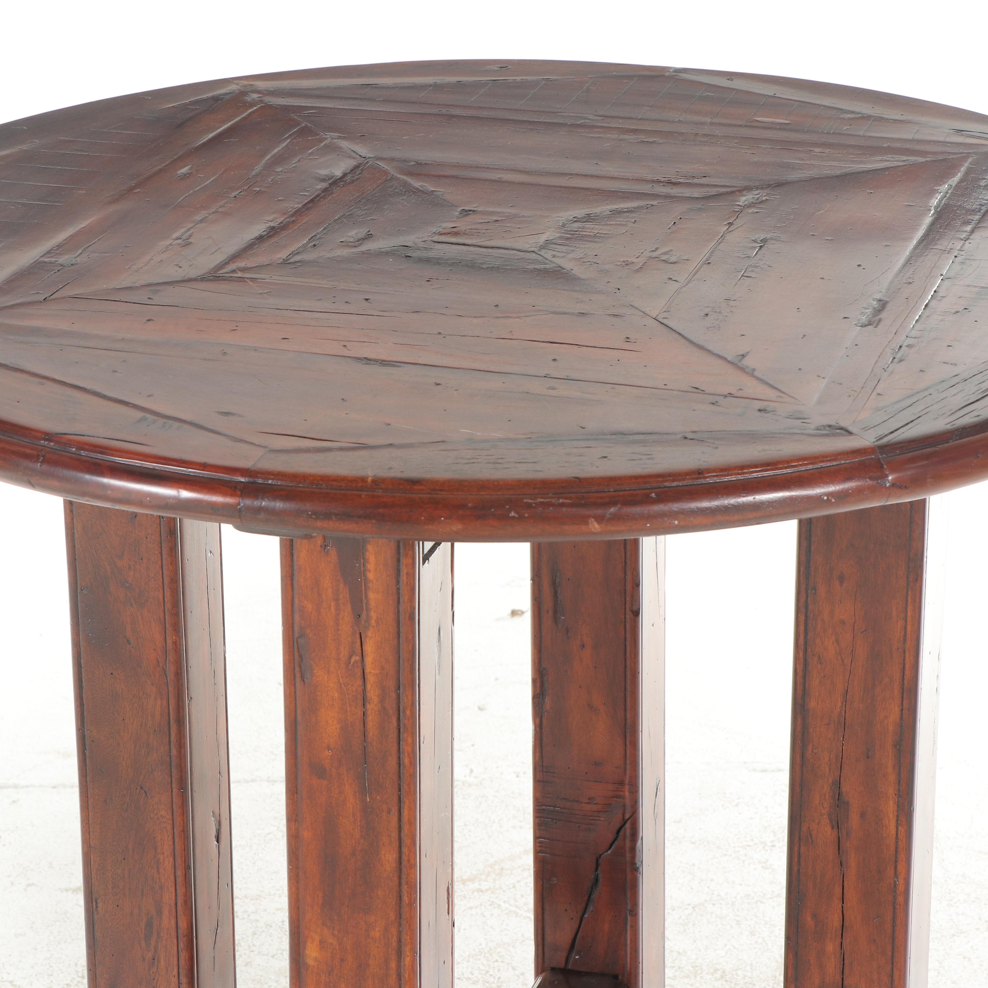 Theodore Alexander Castle Bromwich Table Made from Reclaimed Walnut