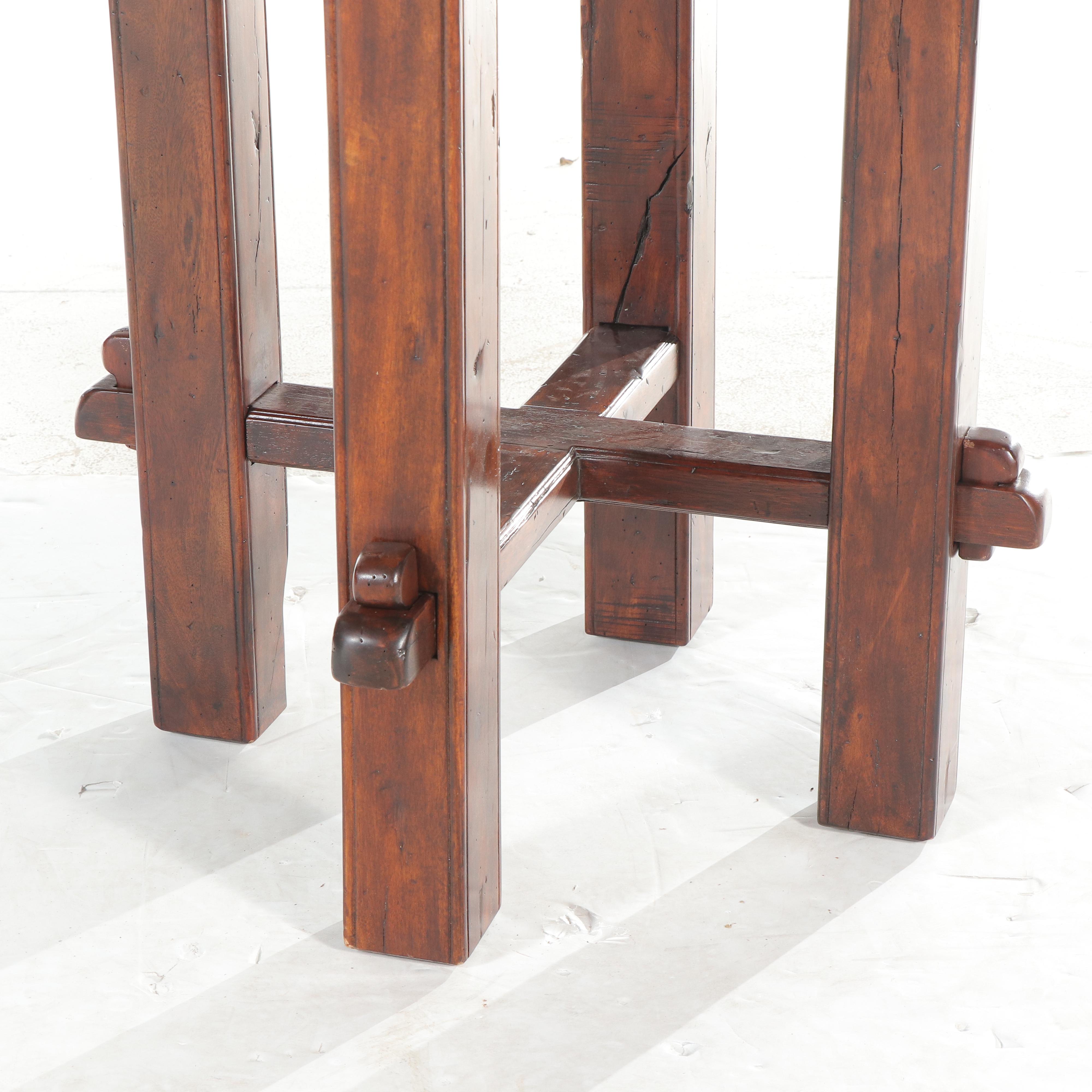 Theodore Alexander Castle Bromwich Table Made from Reclaimed Walnut