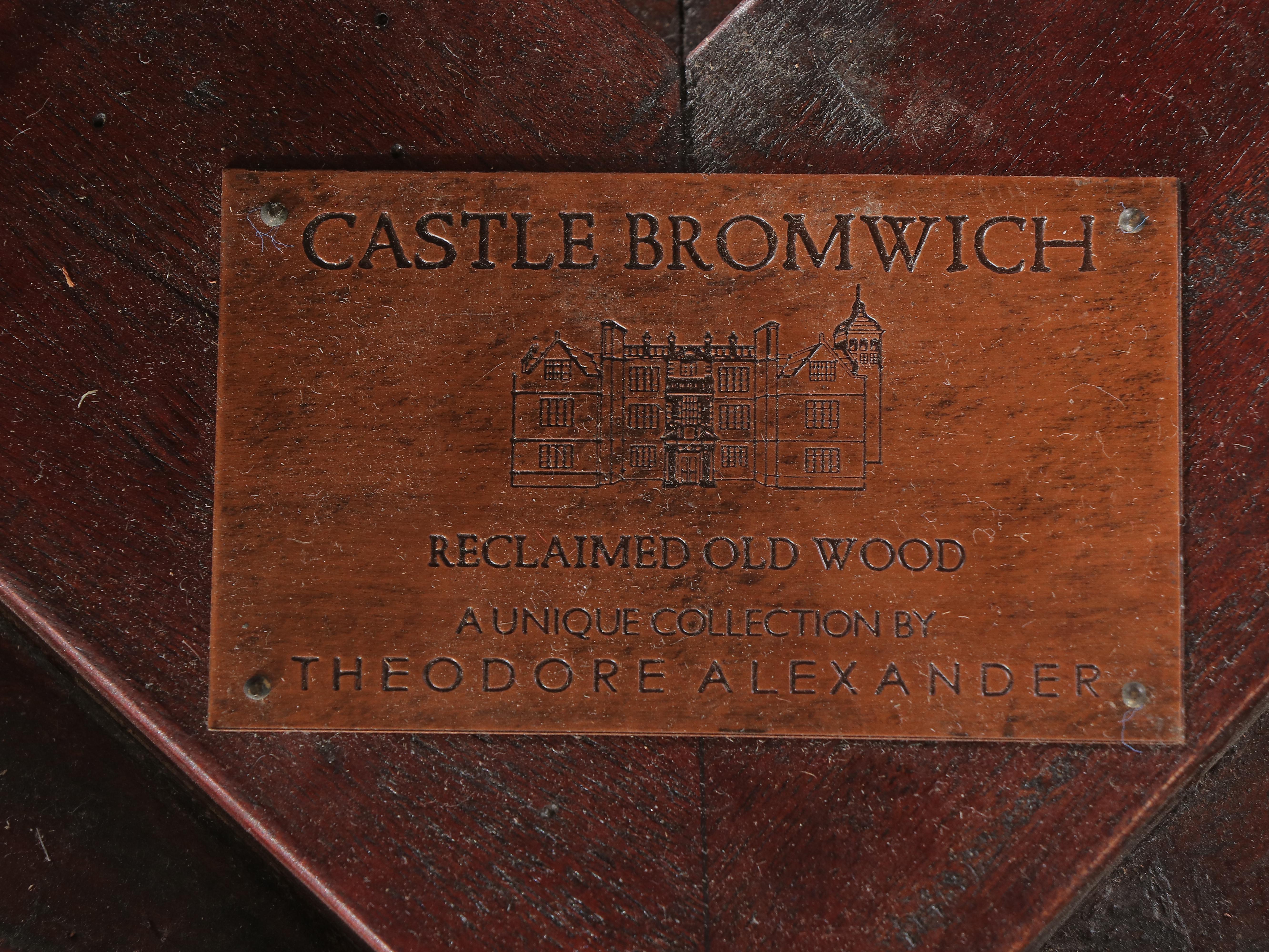 Theodore Alexander Castle Bromwich Table Made from Reclaimed Walnut