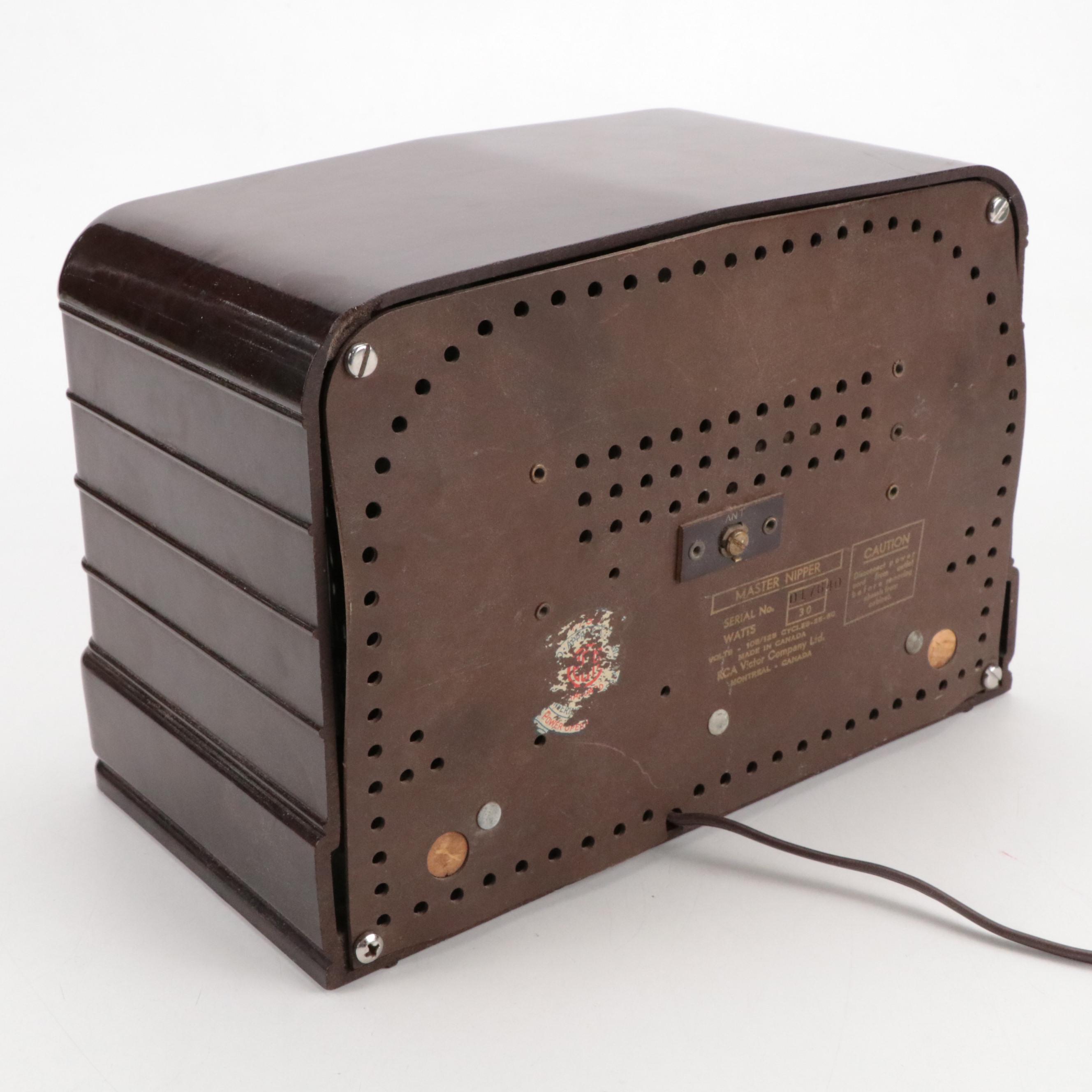 RCA Victor "Master Nipper" and Northern Electric Radios, Mid-20th Century