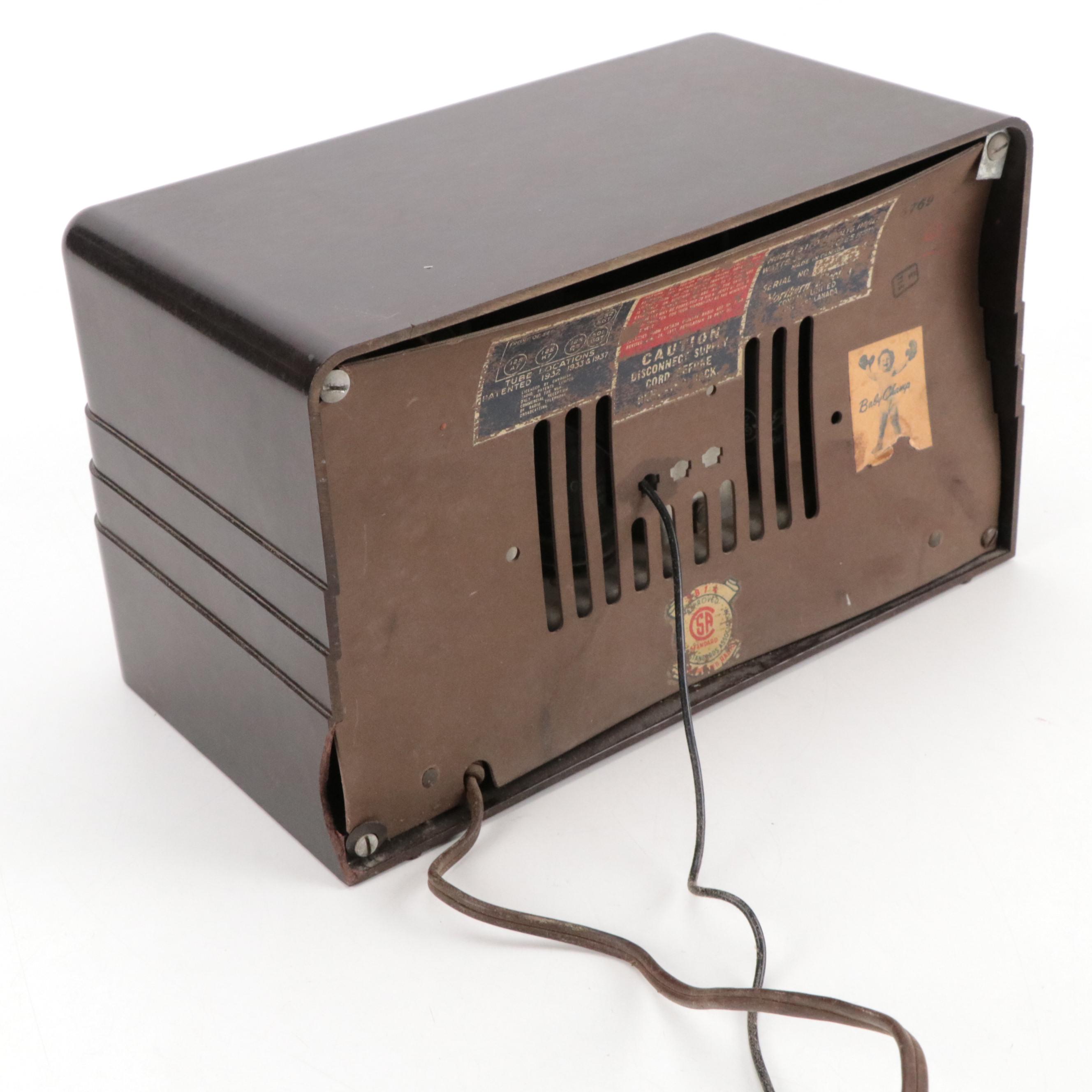 RCA Victor "Master Nipper" and Northern Electric Radios, Mid-20th Century