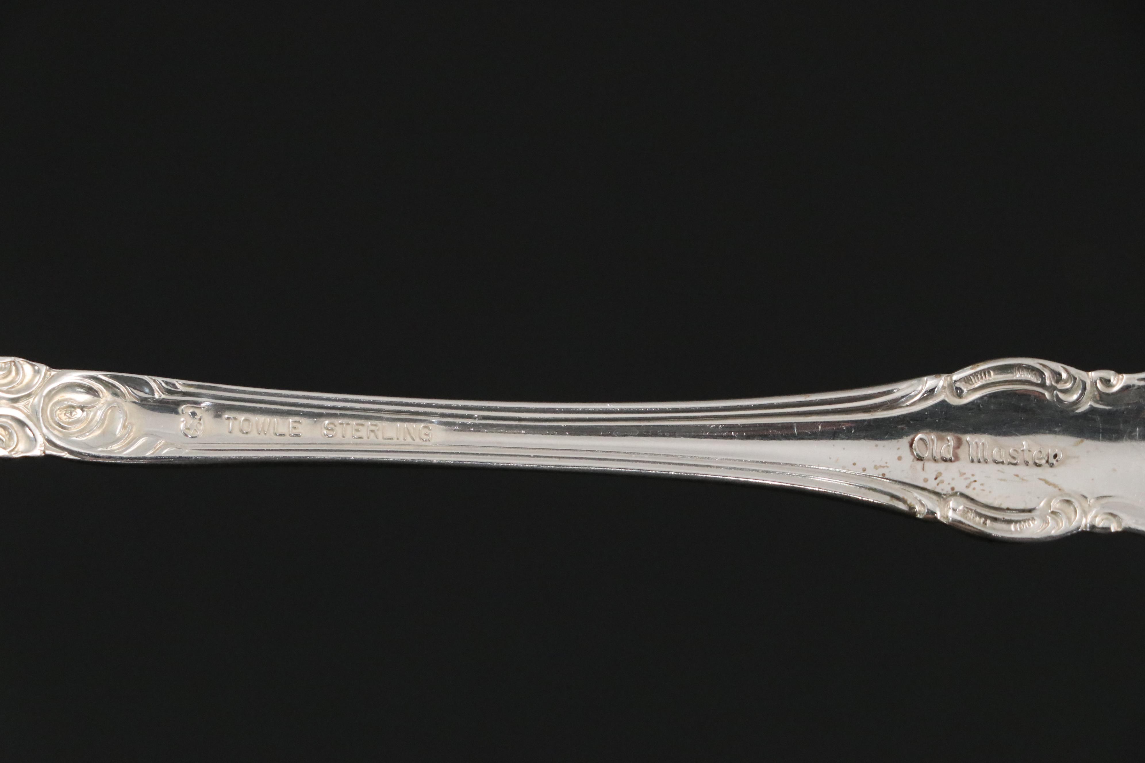 Alvin "Chateau Rose" Sterling Silver Flatware Set For Eight