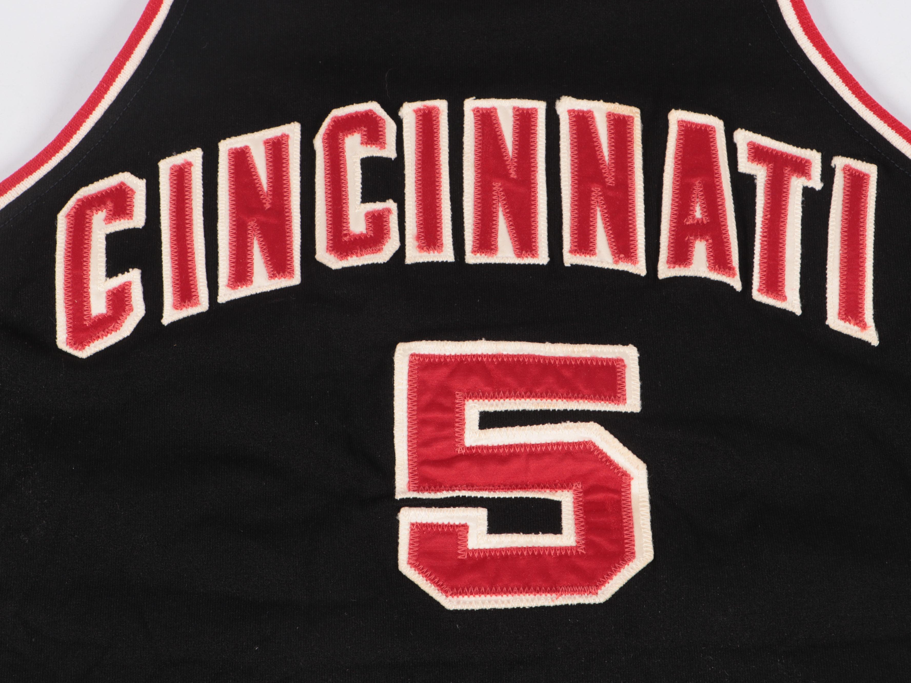 University Of Cincinnati Basketball Jersey and Shorts, Mid–Late 20th Century