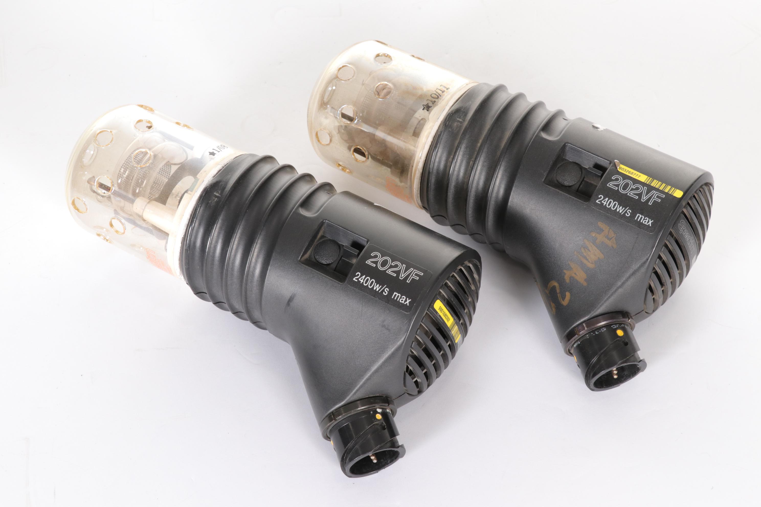 Speedotron 202VF 2400W/S Max Flash Head Pair with Speed Ring