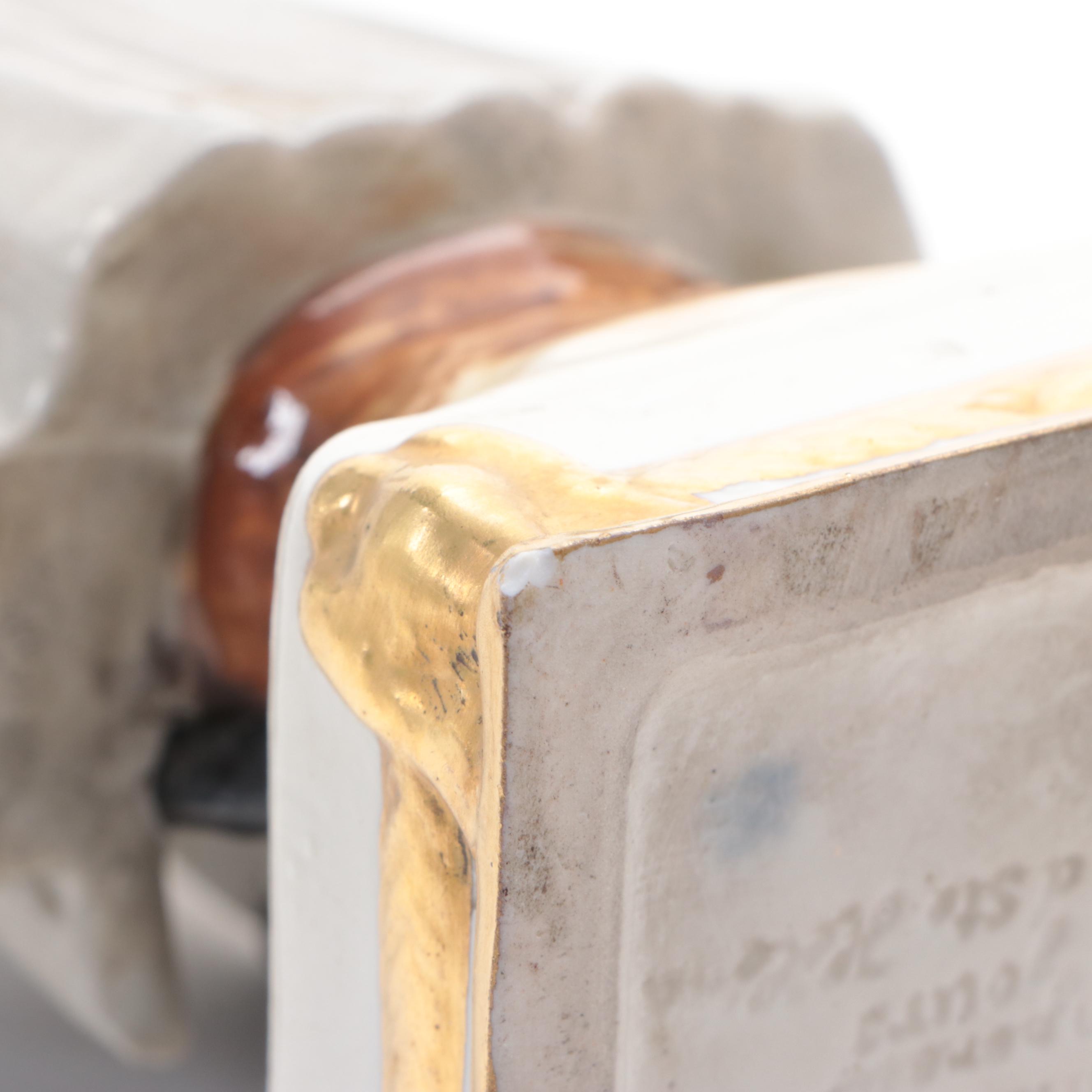 German Schiebe-Alsbach "Napoleon" and "Bertrand" Porcelain Figurines