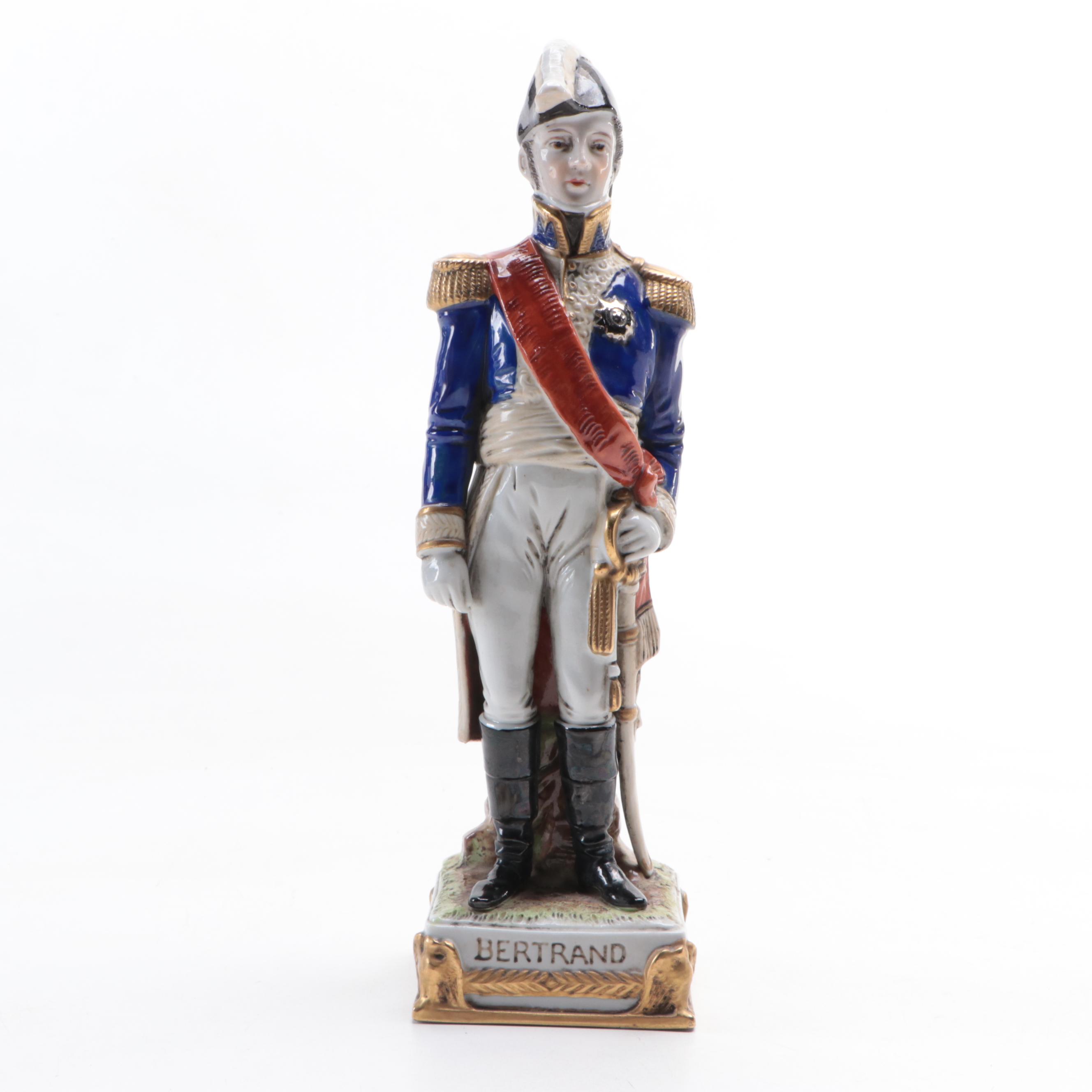 German Schiebe-Alsbach "Napoleon" and "Bertrand" Porcelain Figurines