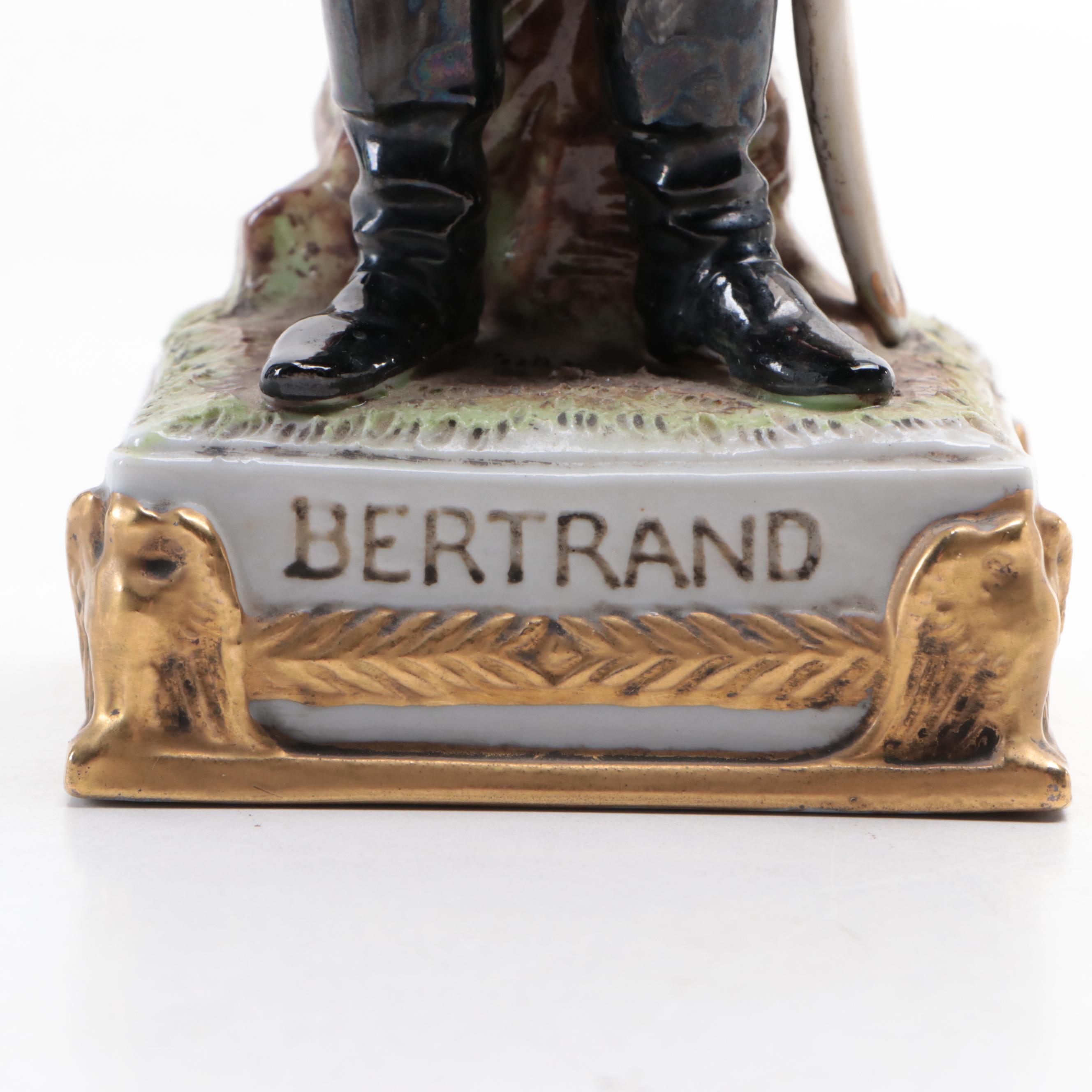 German Schiebe-Alsbach "Napoleon" and "Bertrand" Porcelain Figurines
