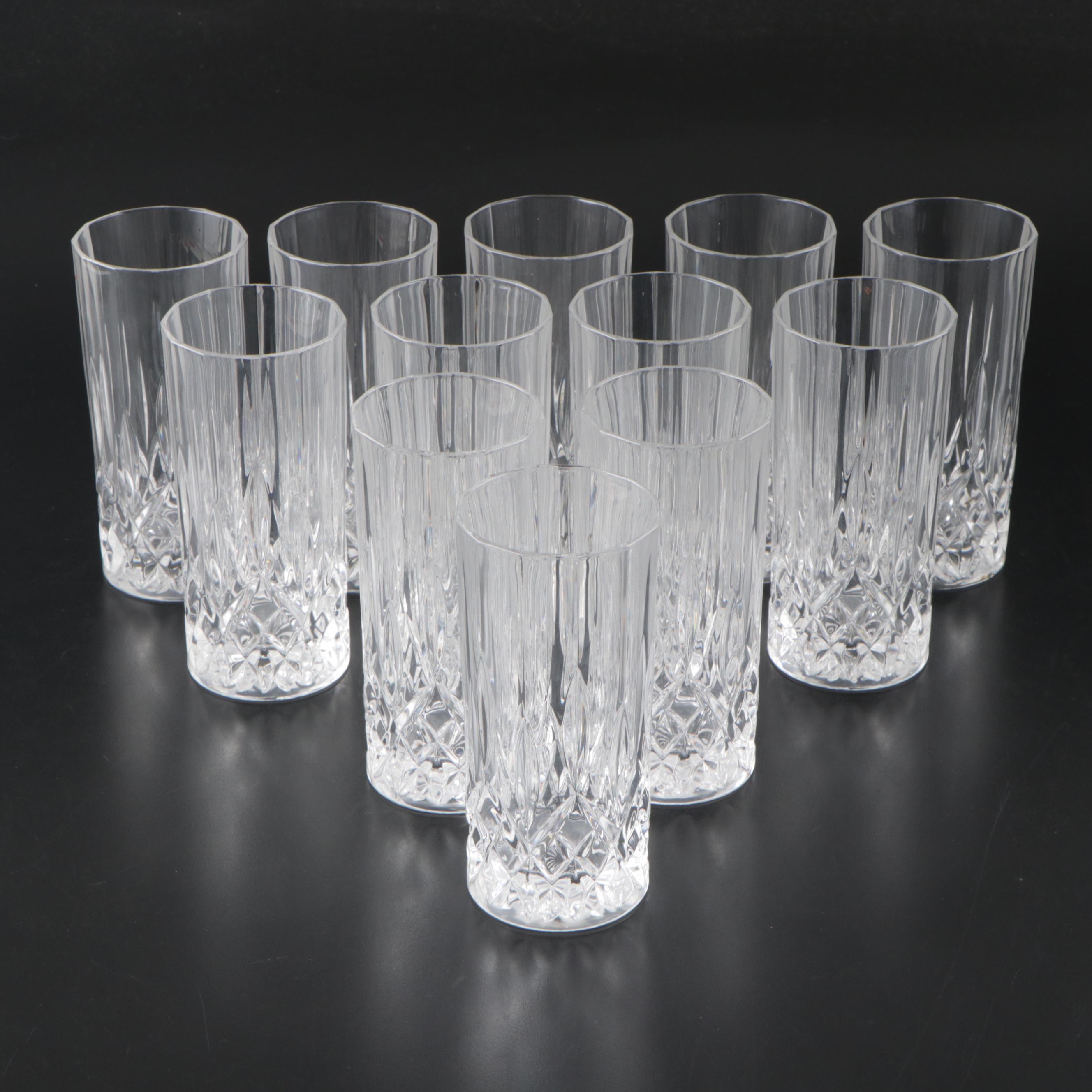 Royal Crystal Rock "Opera" Crystal Double Old Fashioned and Highball Glasses