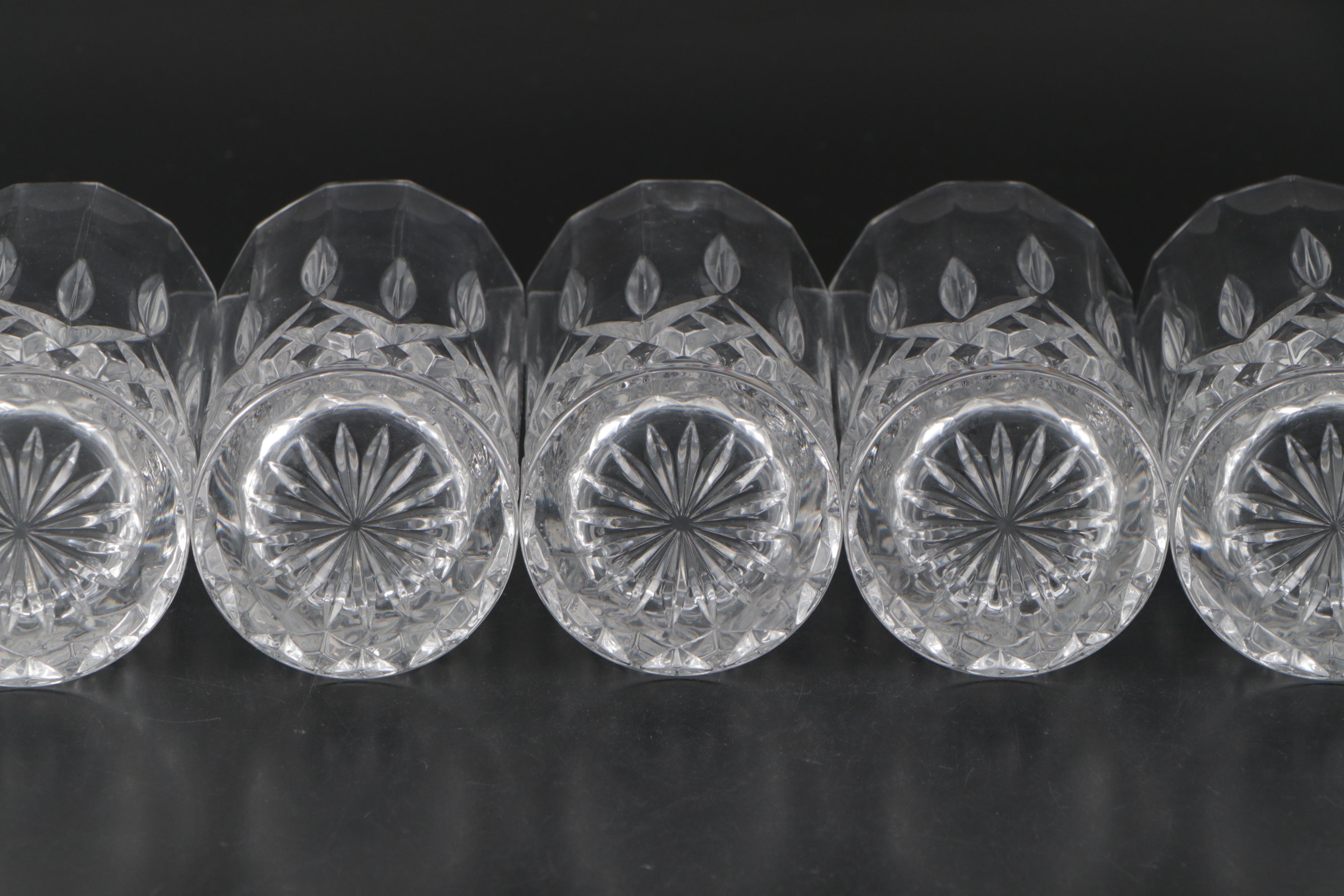 Royal Crystal Rock "Opera" Crystal Double Old Fashioned and Highball Glasses