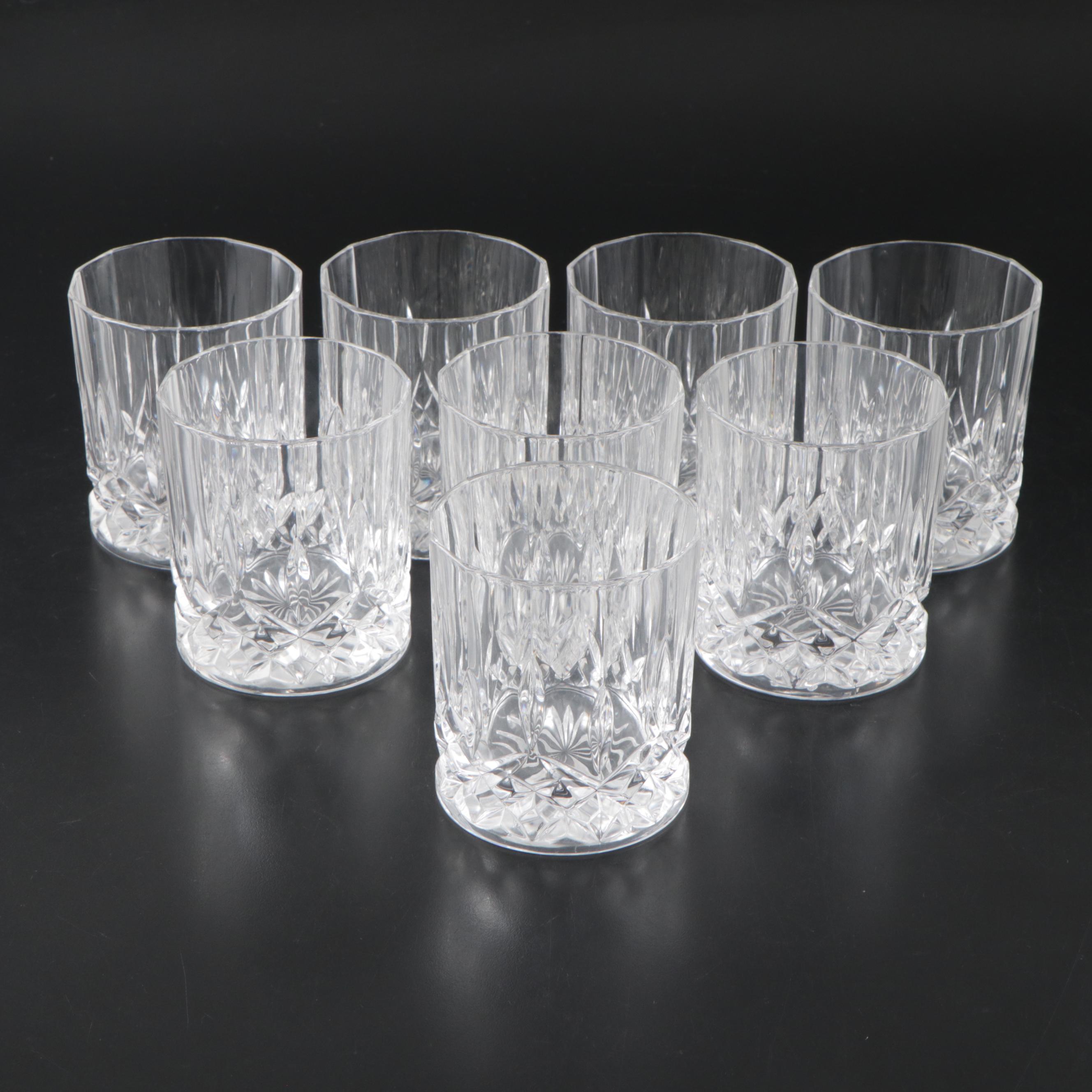 Royal Crystal Rock "Opera" Crystal Double Old Fashioned and Highball Glasses