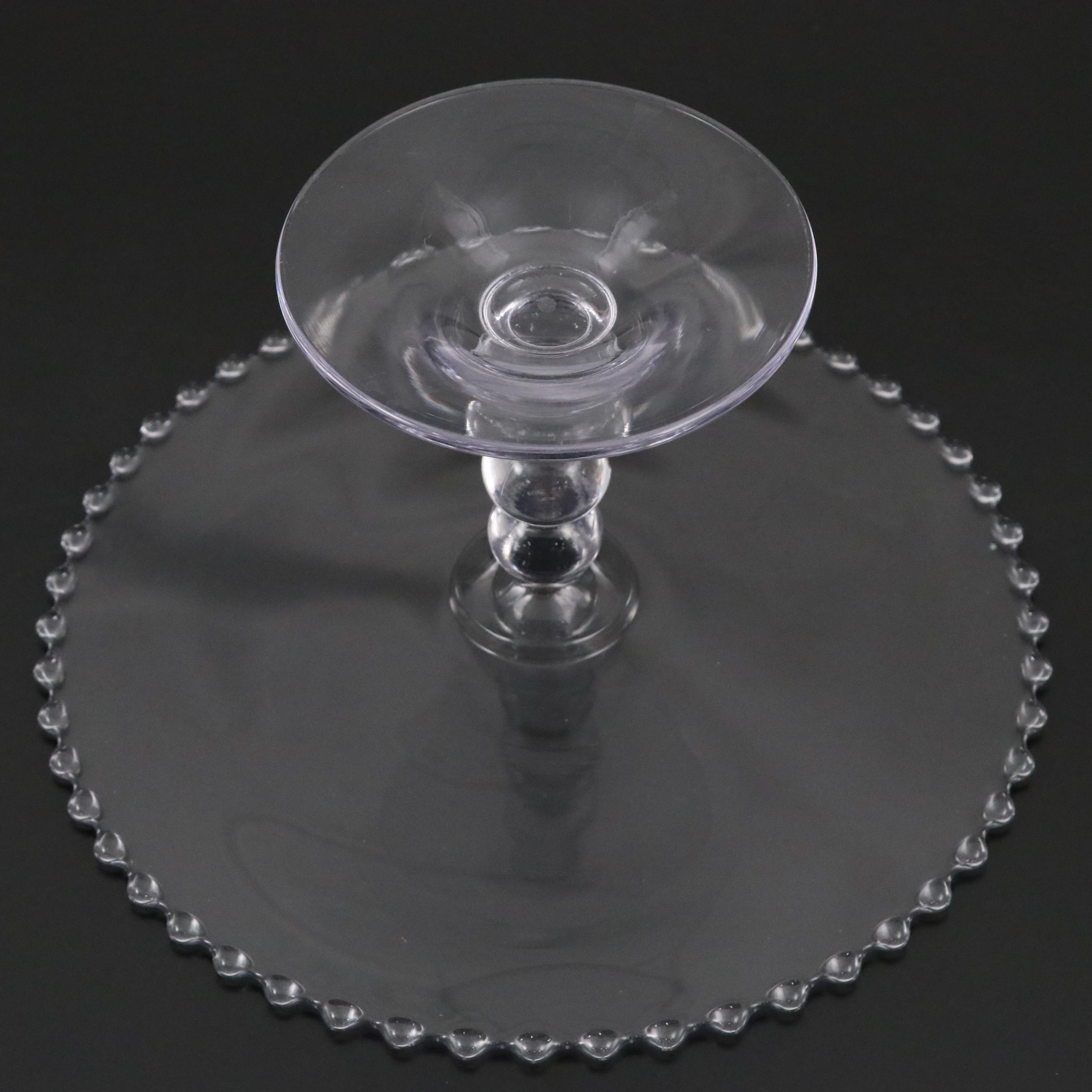 Imperial Glass "Candlewick" Cake Stand, 1936–1984
