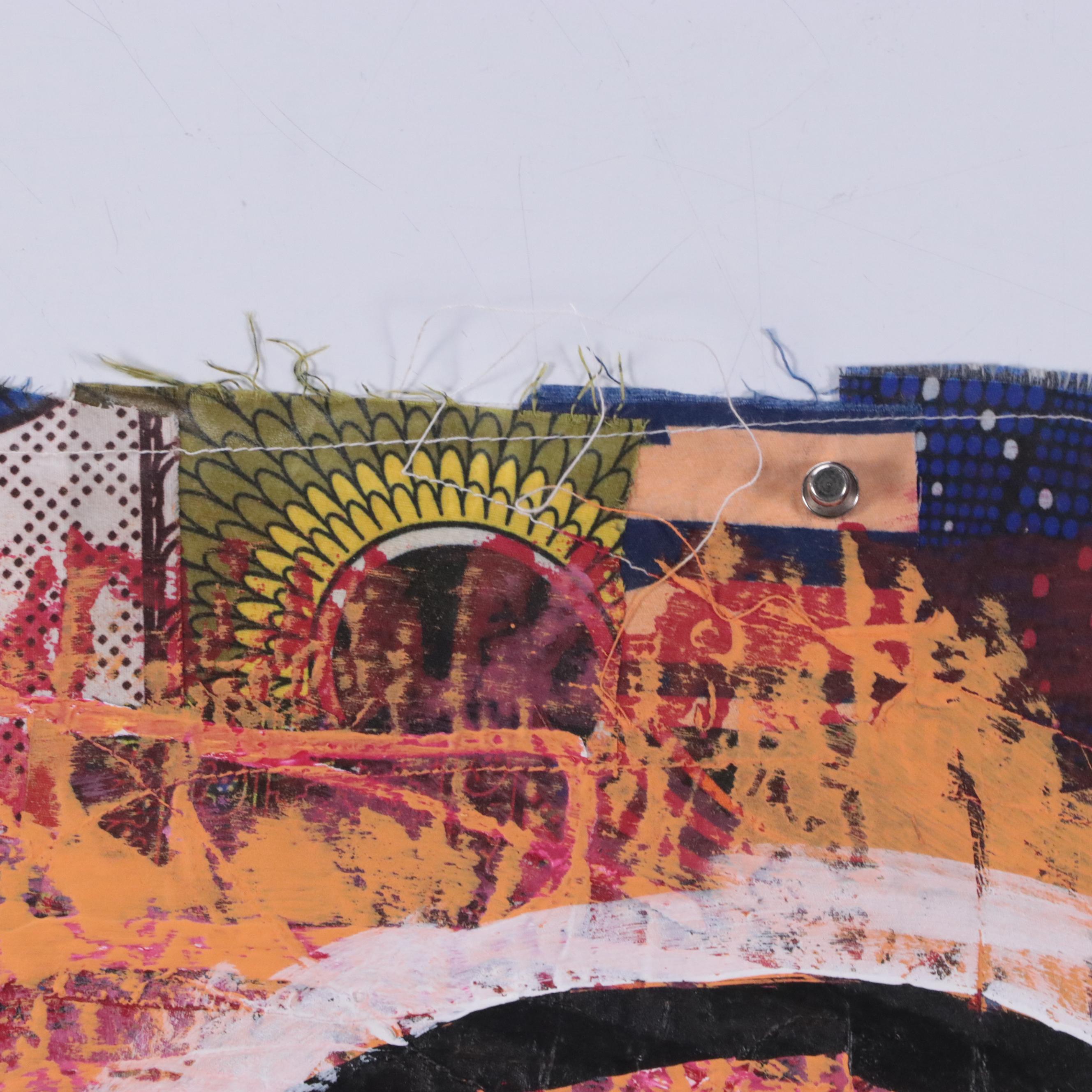 Abiola Idowu Figurative Mixed Media Painting "I Am a Winner," 2024