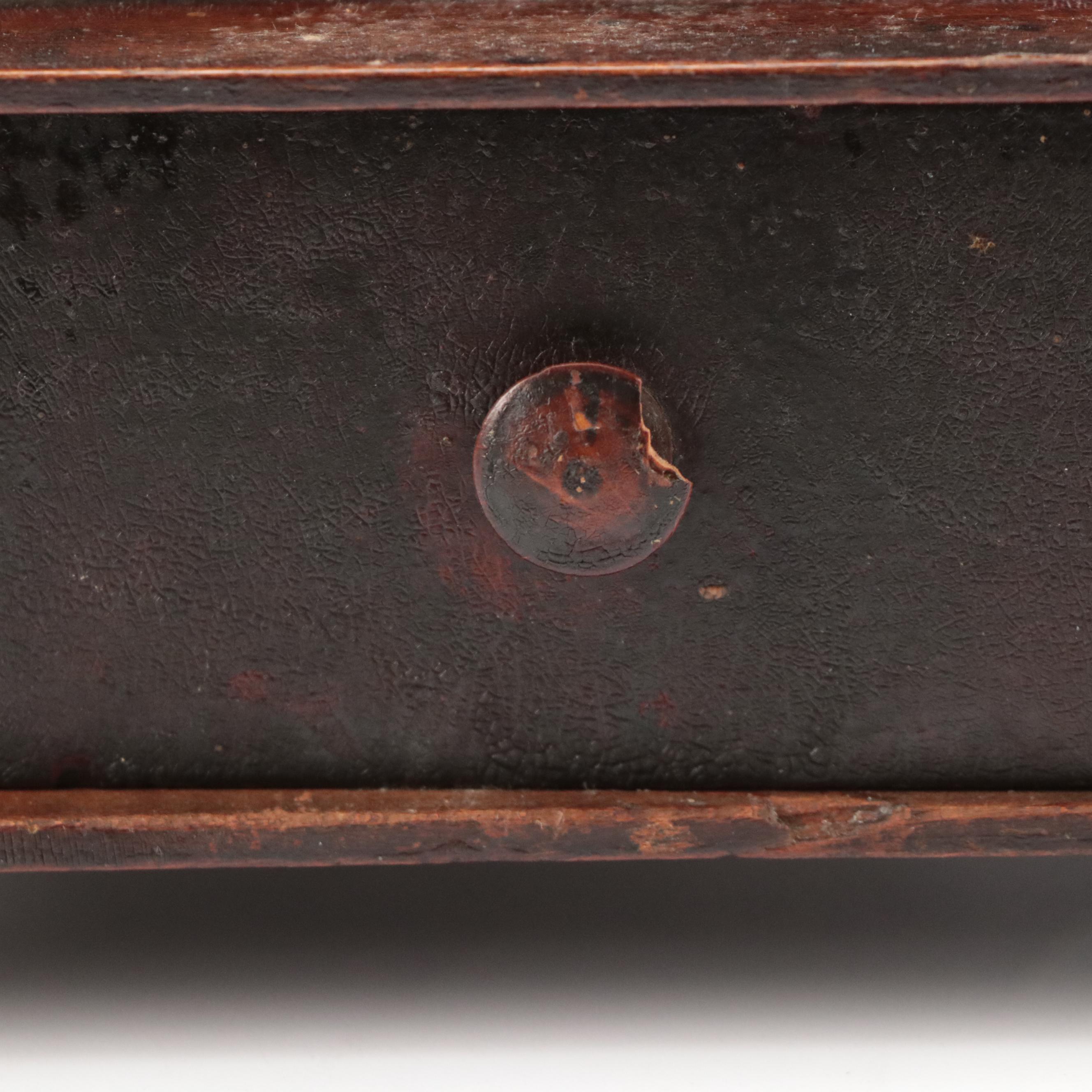 Victorian Two-Tier Box, Miniature Sewing Machine, Rattan Basket, Sewing Notions