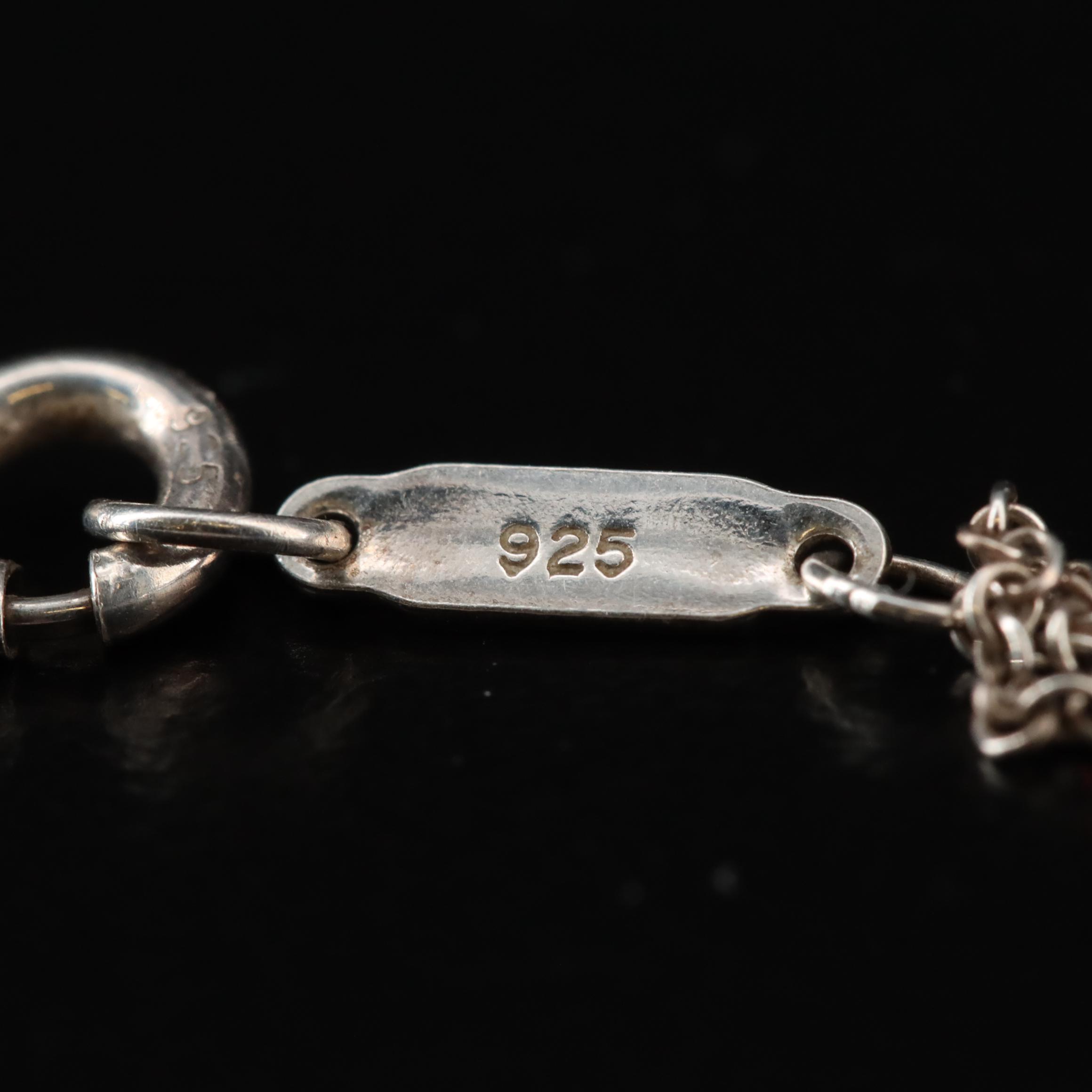 Tiffany & Co. 1837 Sterling Circle Pendant Necklace