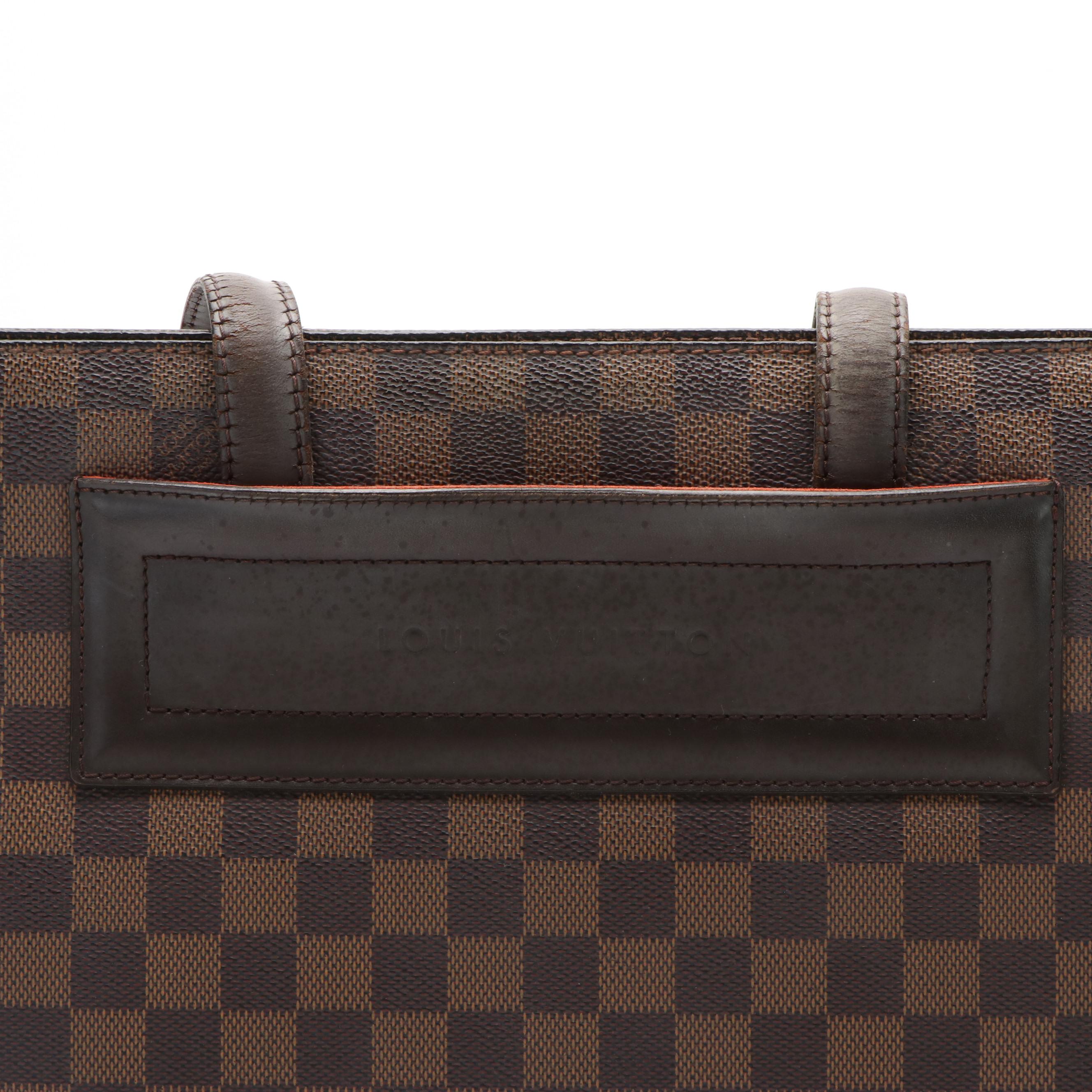 Louis Vuitton Parioli Shopper in Brown Damier Ebene Coated Canvas