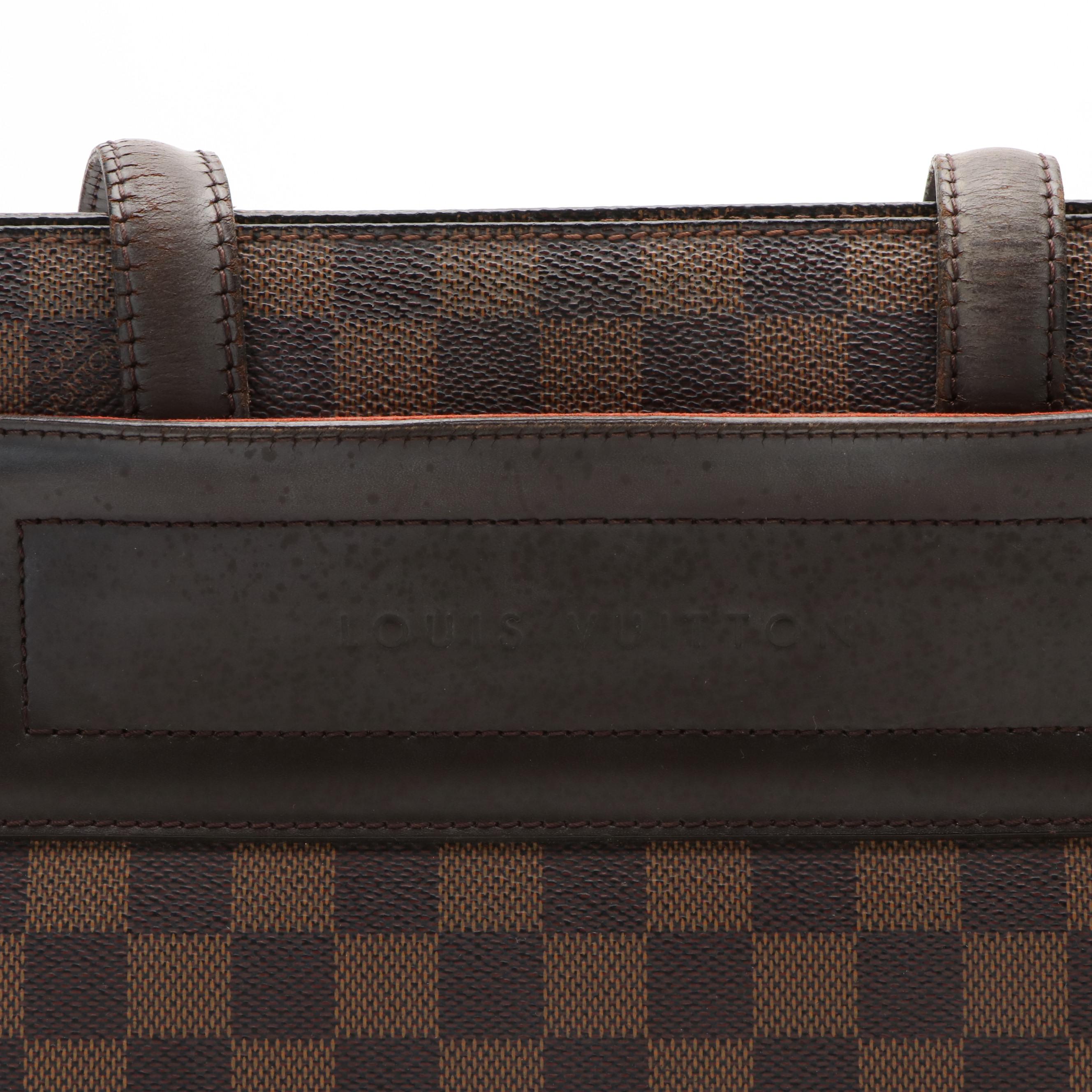 Louis Vuitton Parioli Shopper in Brown Damier Ebene Coated Canvas
