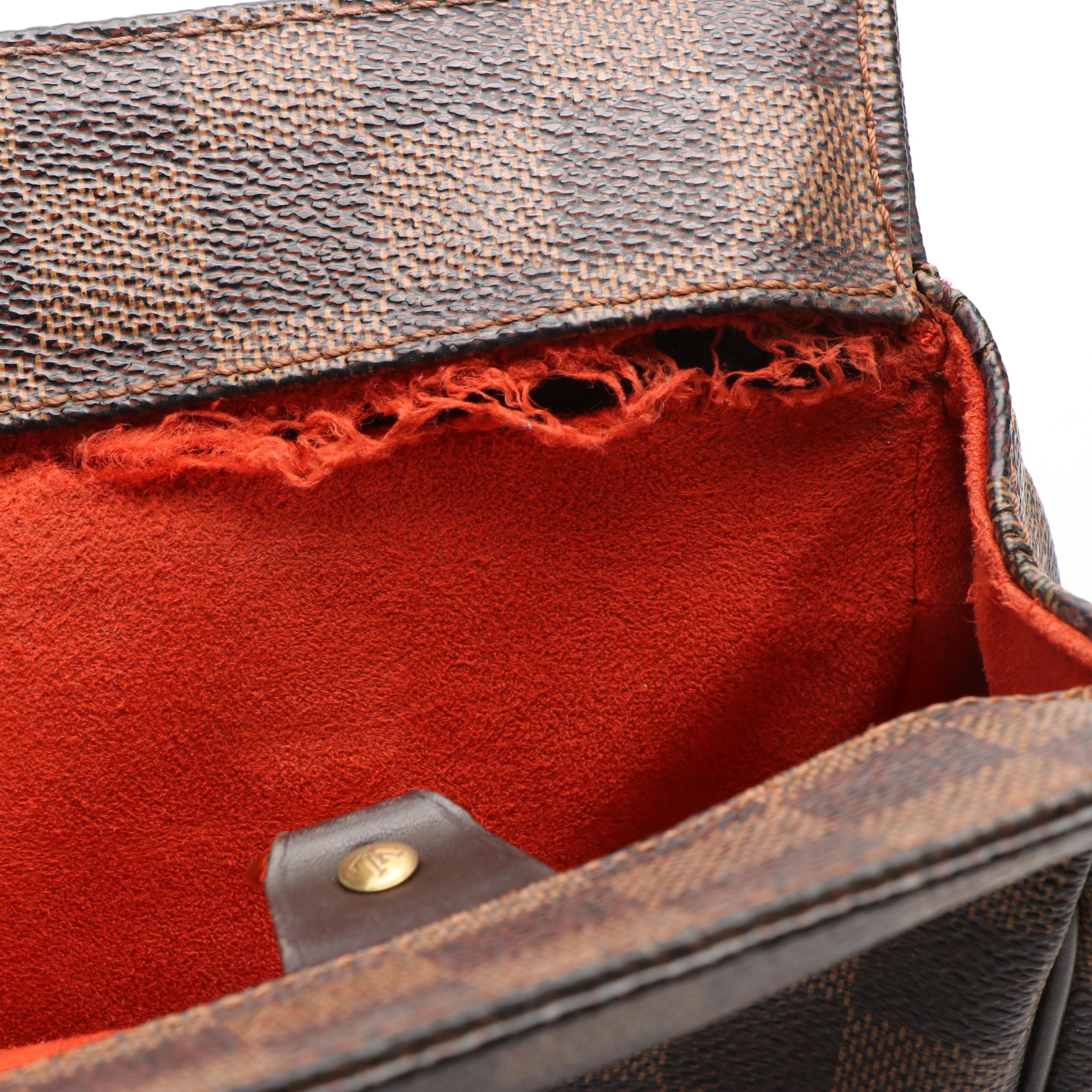 Louis Vuitton Parioli Shopper in Brown Damier Ebene Coated Canvas