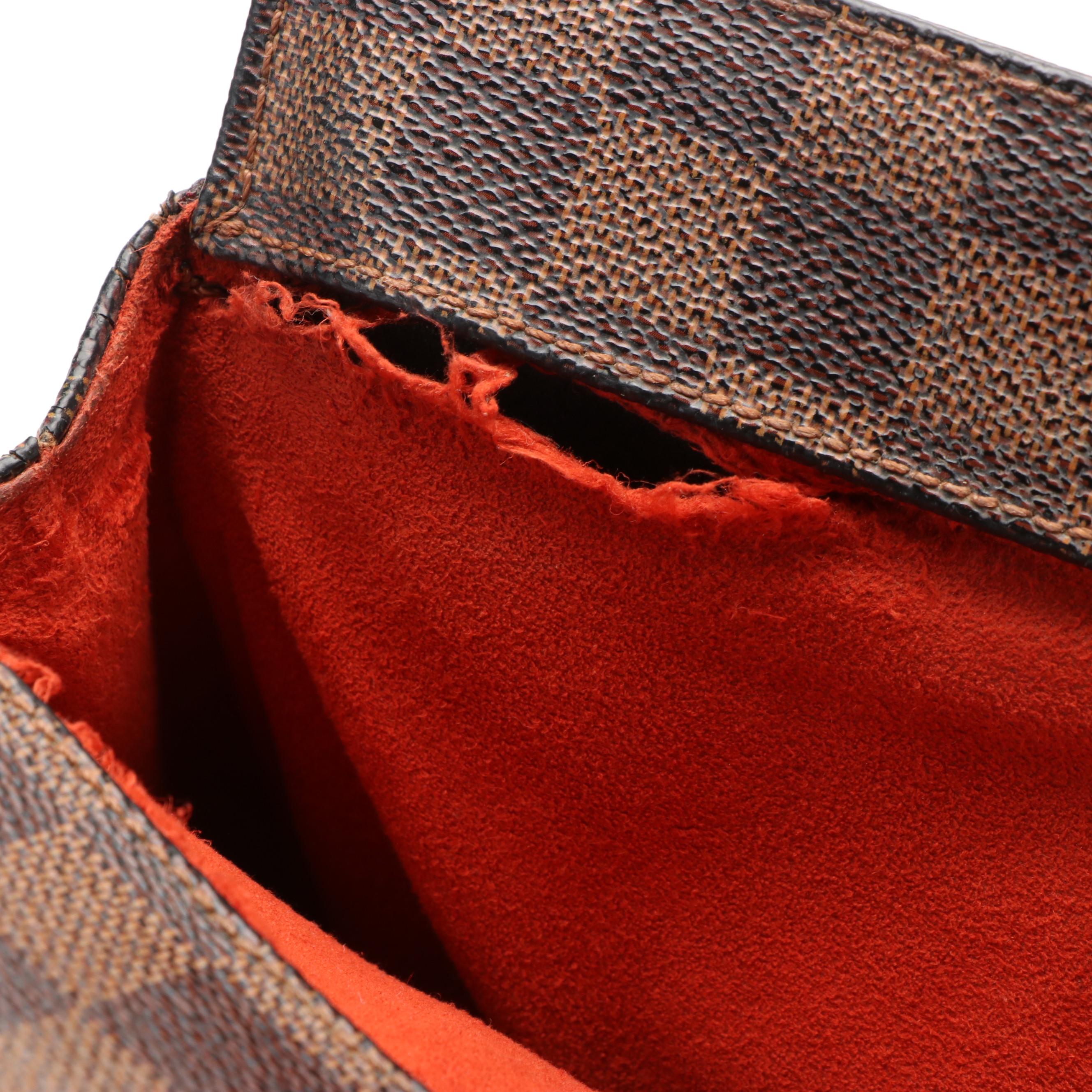 Louis Vuitton Parioli Shopper in Brown Damier Ebene Coated Canvas