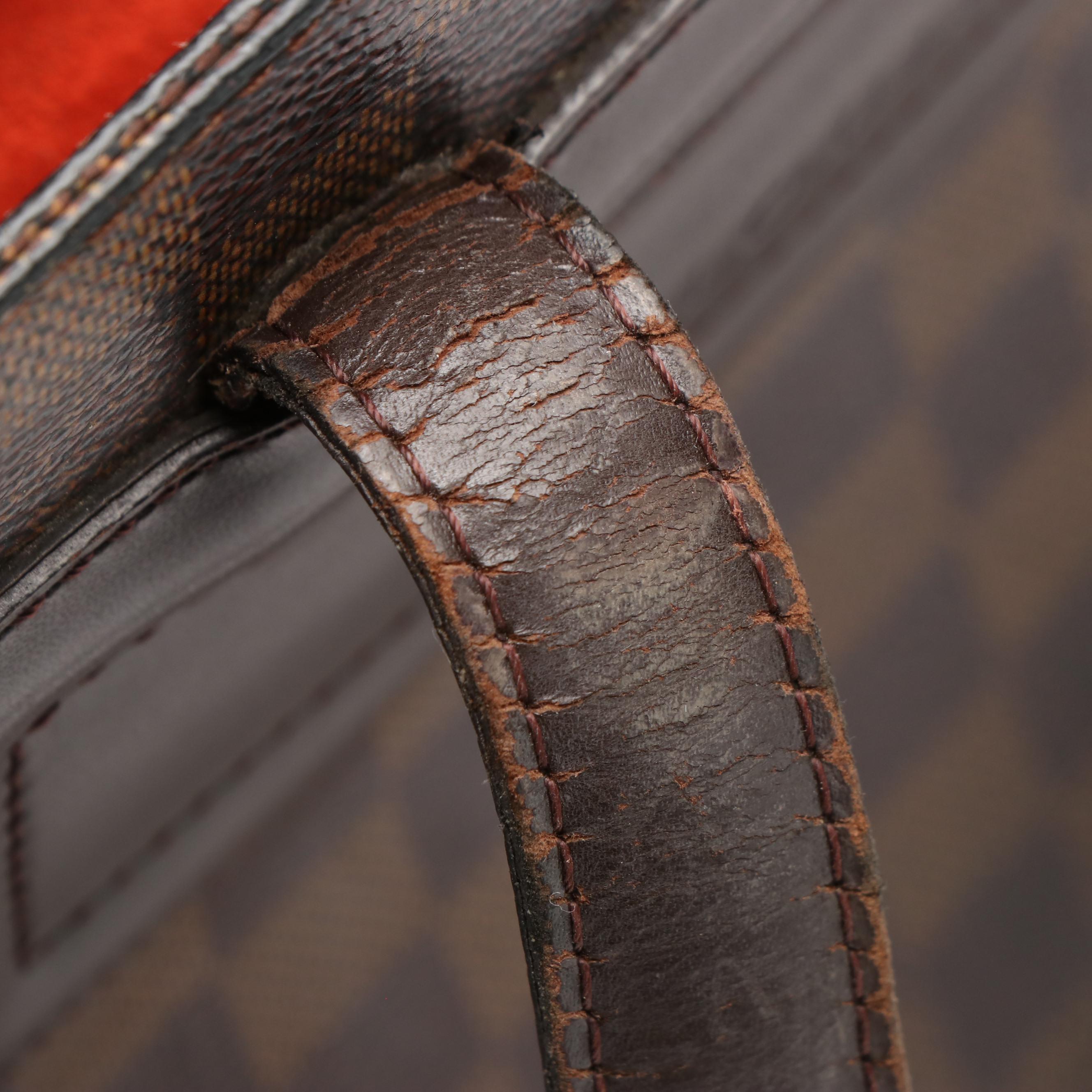 Louis Vuitton Parioli Shopper in Brown Damier Ebene Coated Canvas