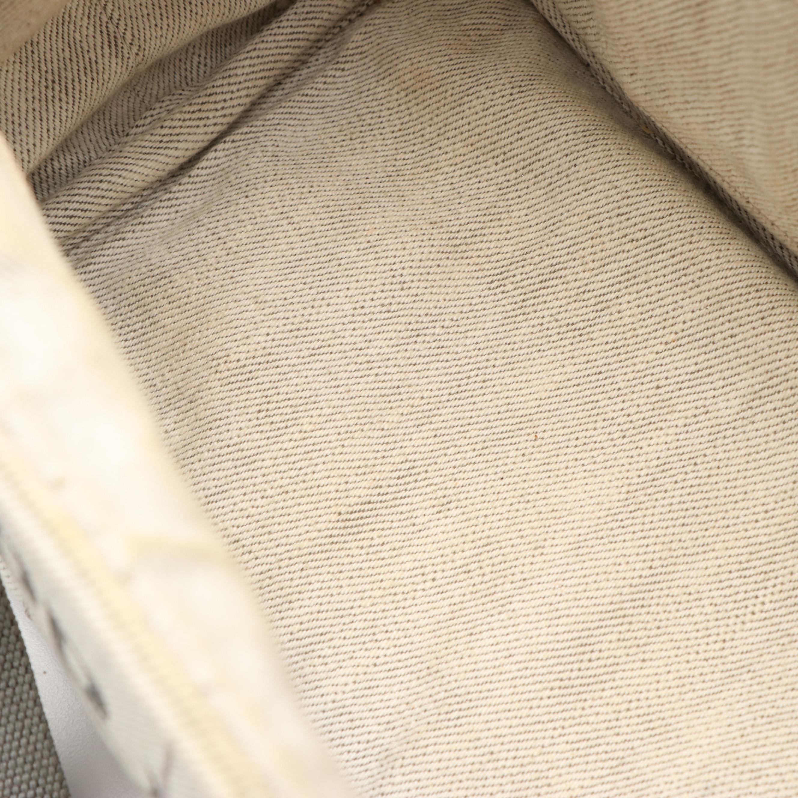 Prada Canapa Logo Tote in Grey Denim