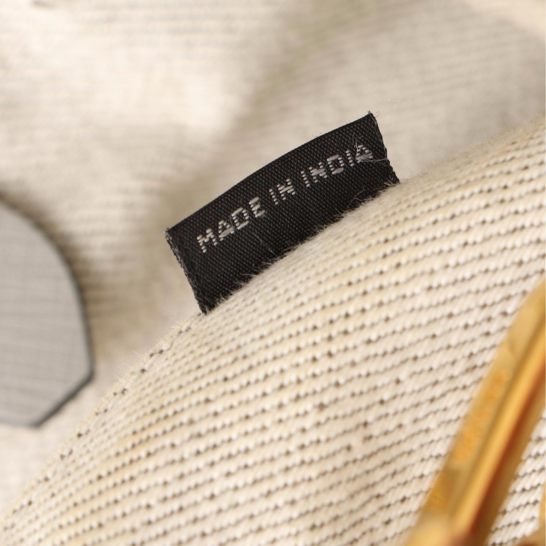 Prada Canapa Logo Tote in Grey Denim