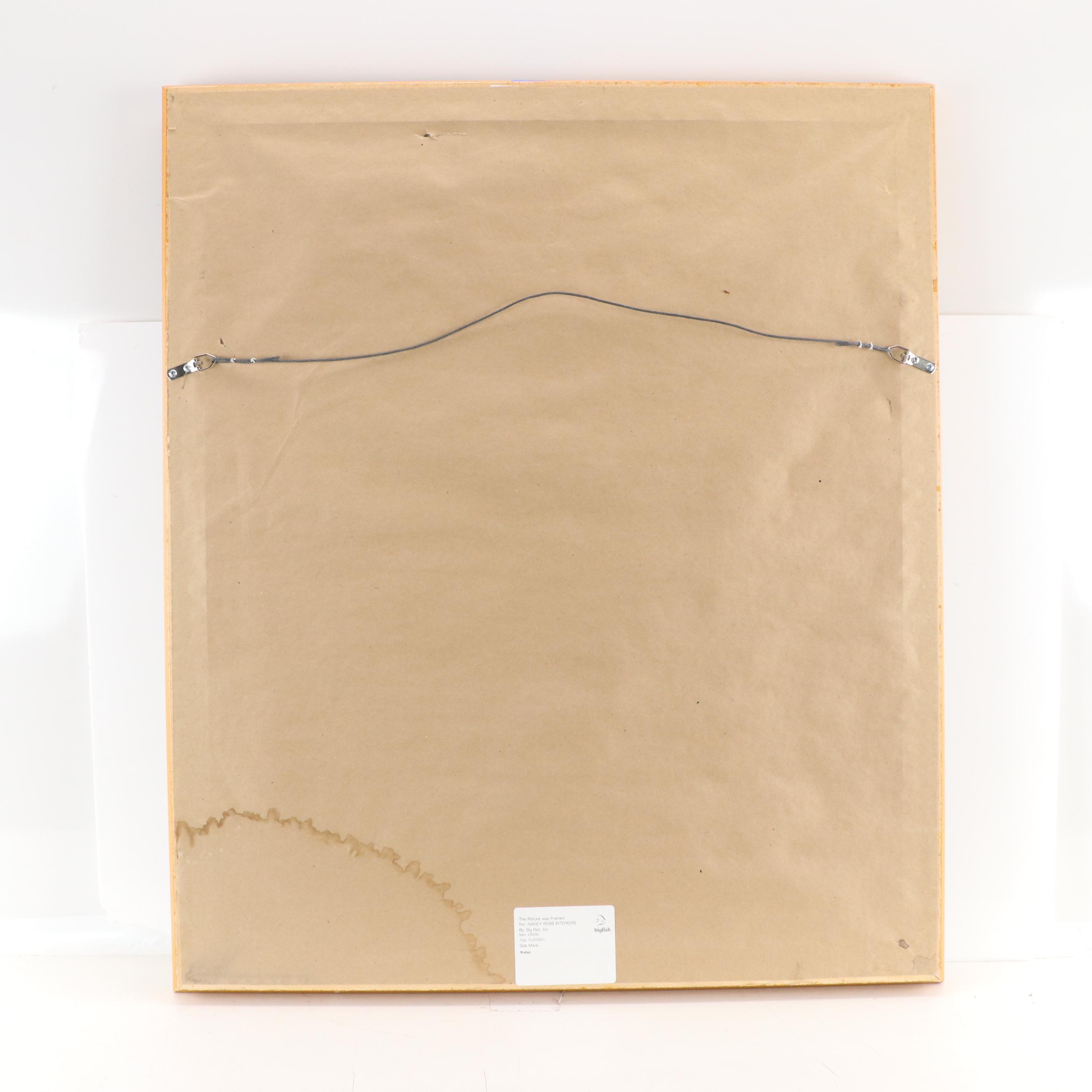 Nancy Ross Interiors Offset Lithograph "Floral I"