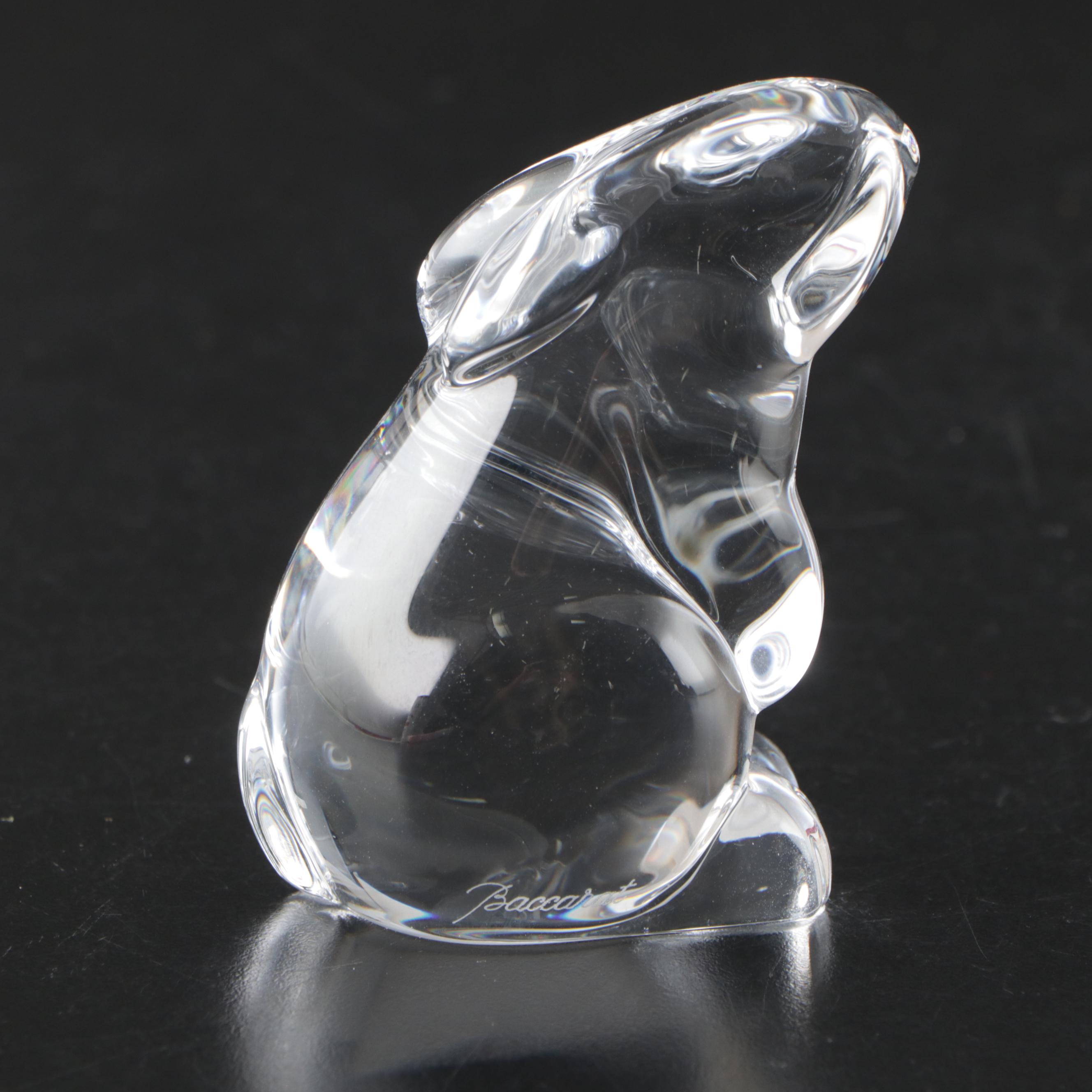 Baccarat Crystal Bunny Rabbit and Porcupine Hand Coolers | Everything ...