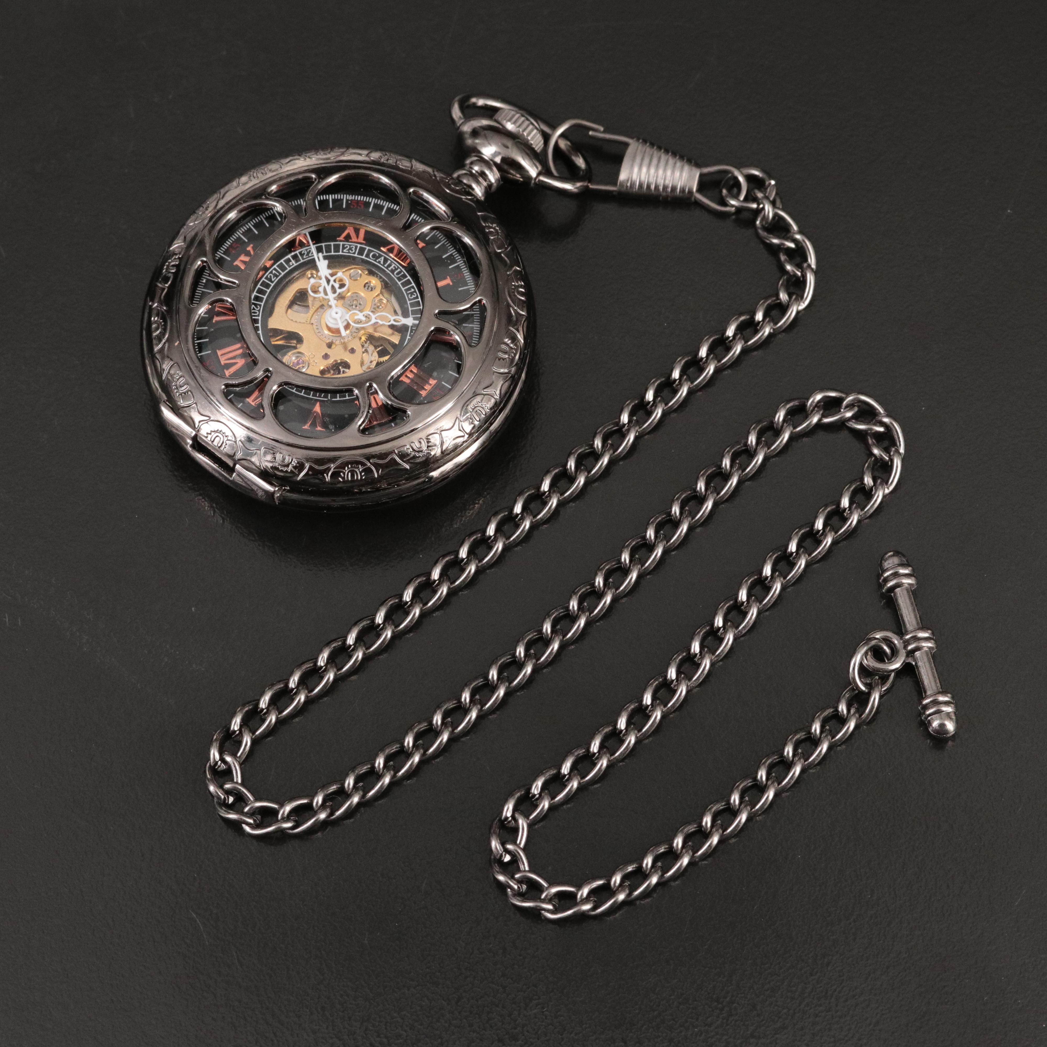 Skeletonized Pocket Watch