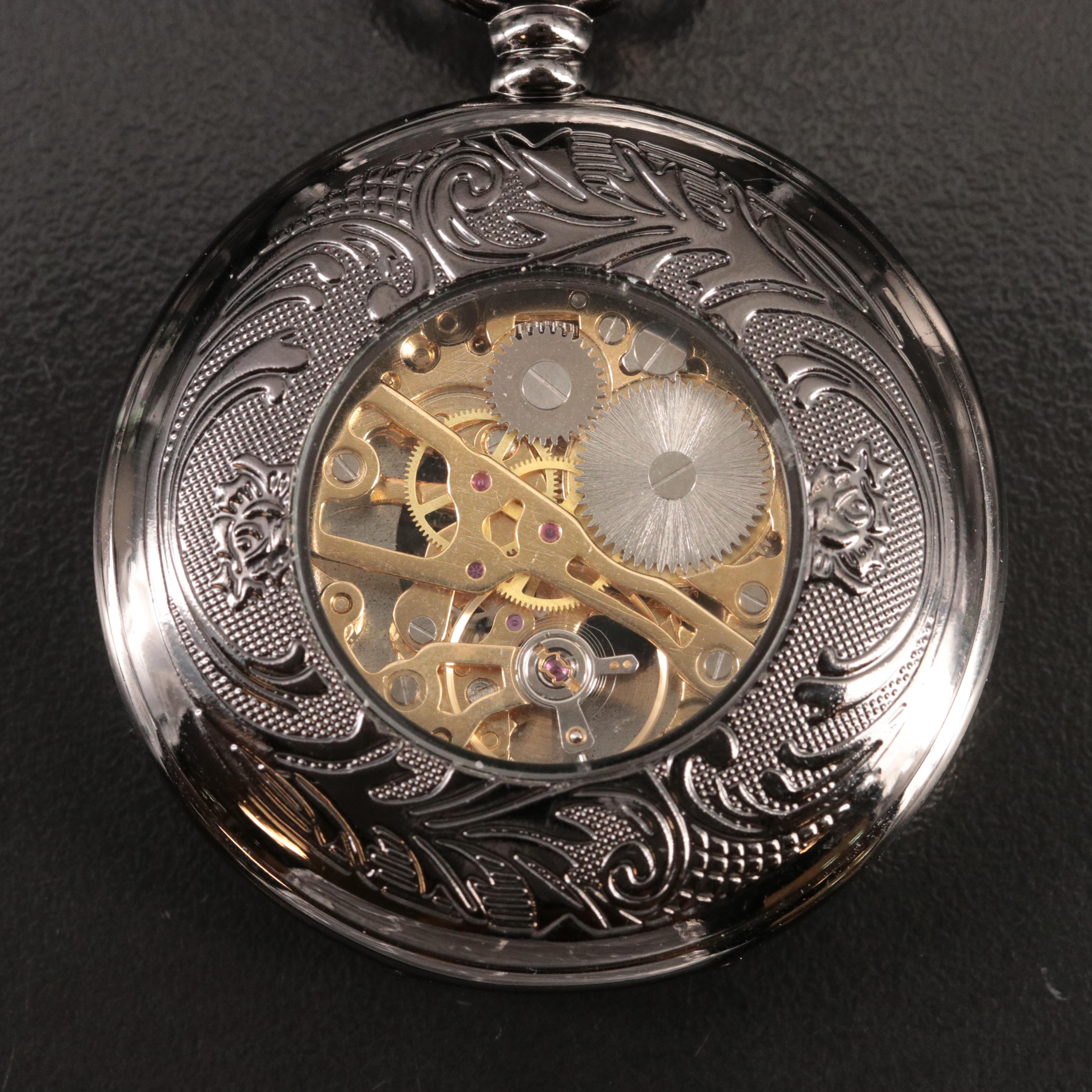 Skeletonized Pocket Watch