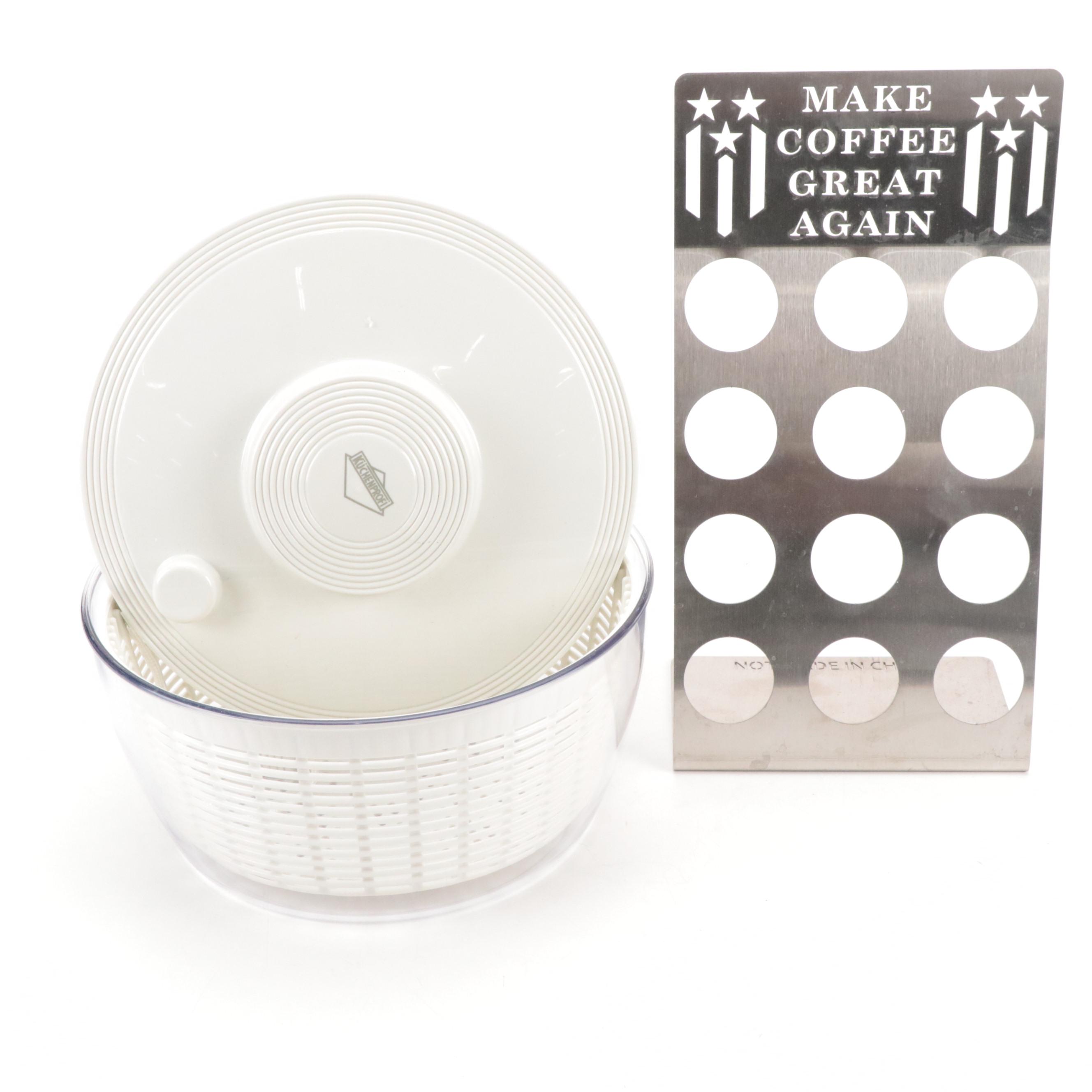 Alfi Insulated Coffee Carafe with Mixing Bowls, Utensils, and More Kitchenalia