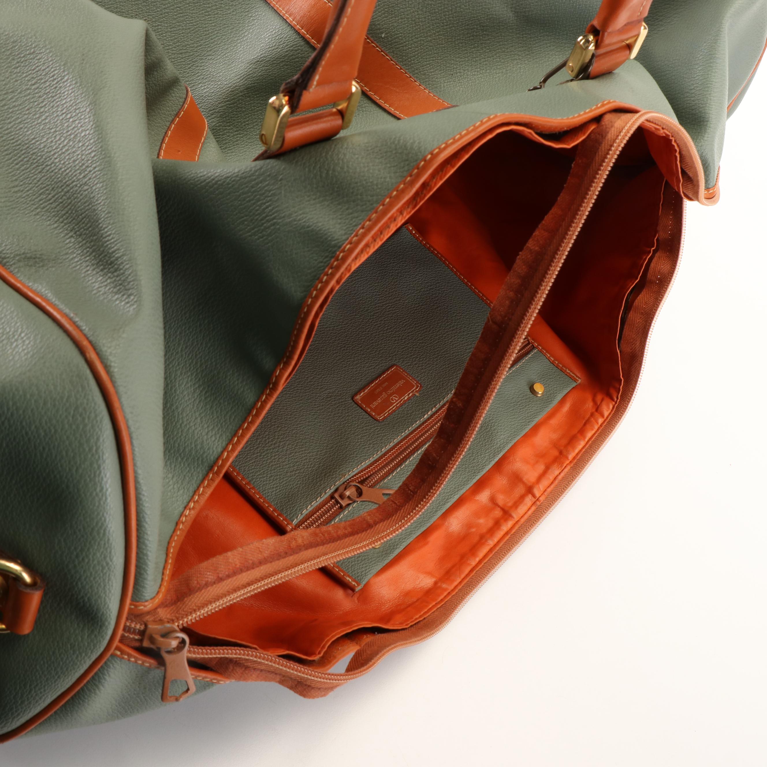 Valentino Garavani Weekender Leather Duffle Bag