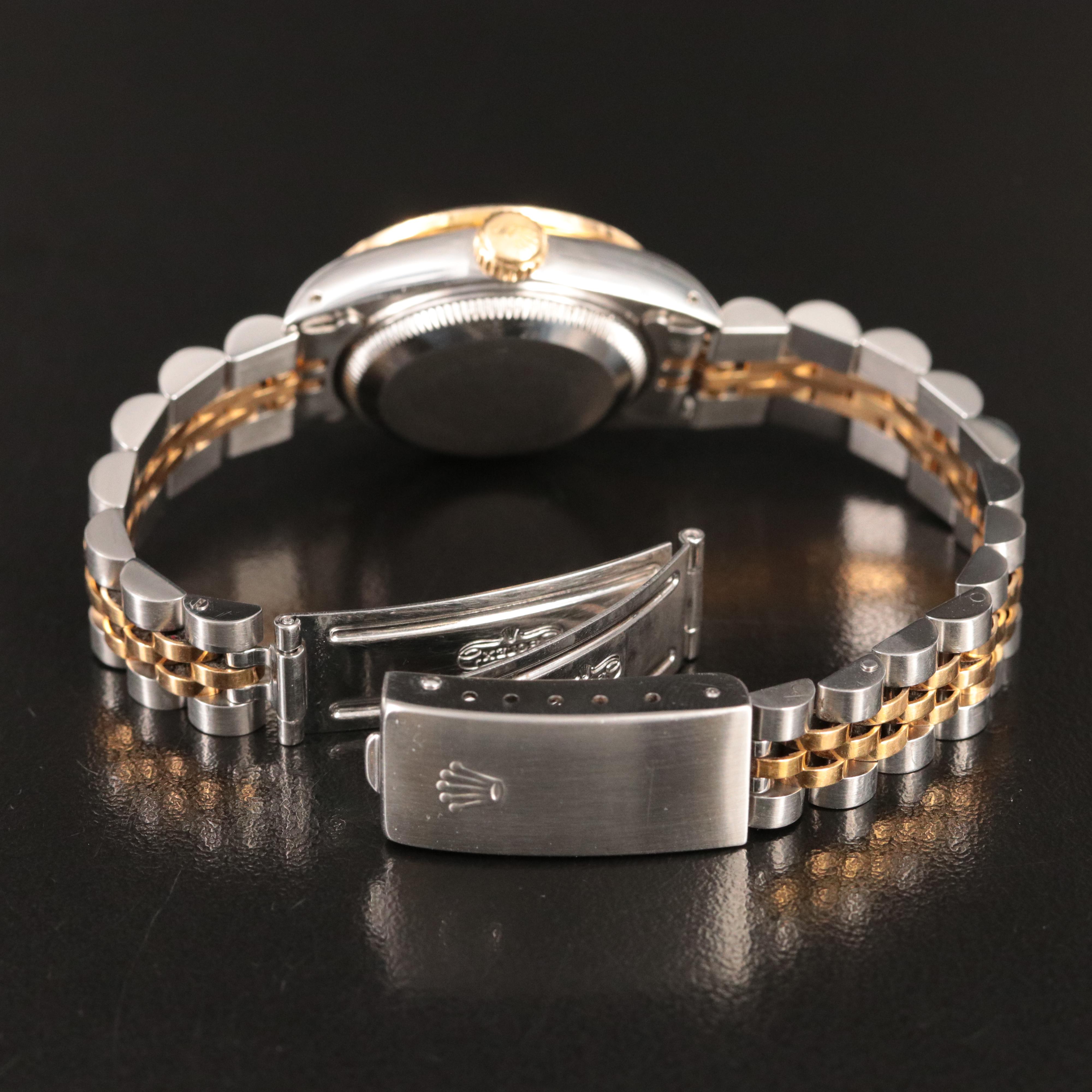 1991 Rolex Diamond and Ruby Datejust Watch