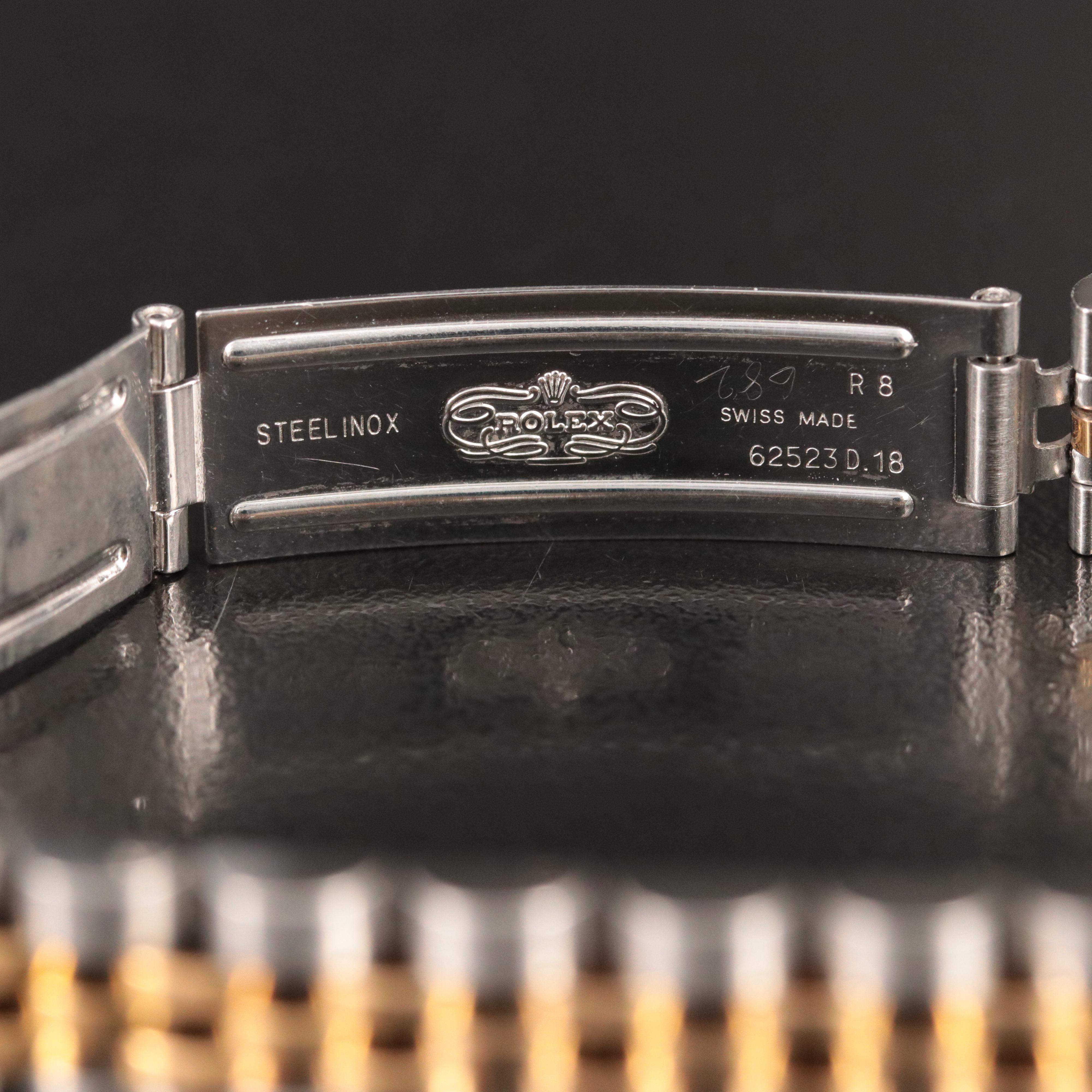 1991 Rolex Diamond and Ruby Datejust Watch