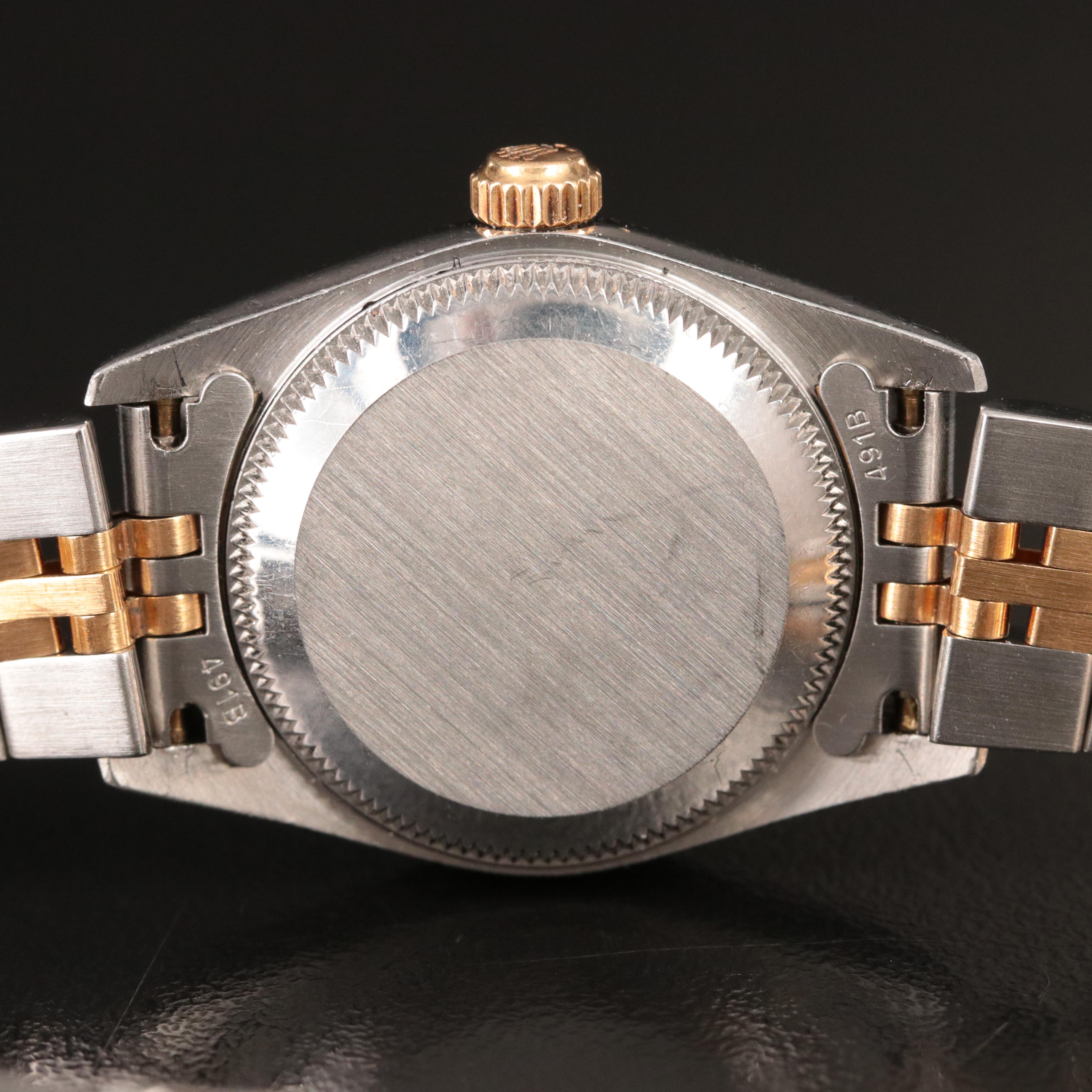 2005 Rolex Factory Diamond Dial 18K and Stainless Steel Watch